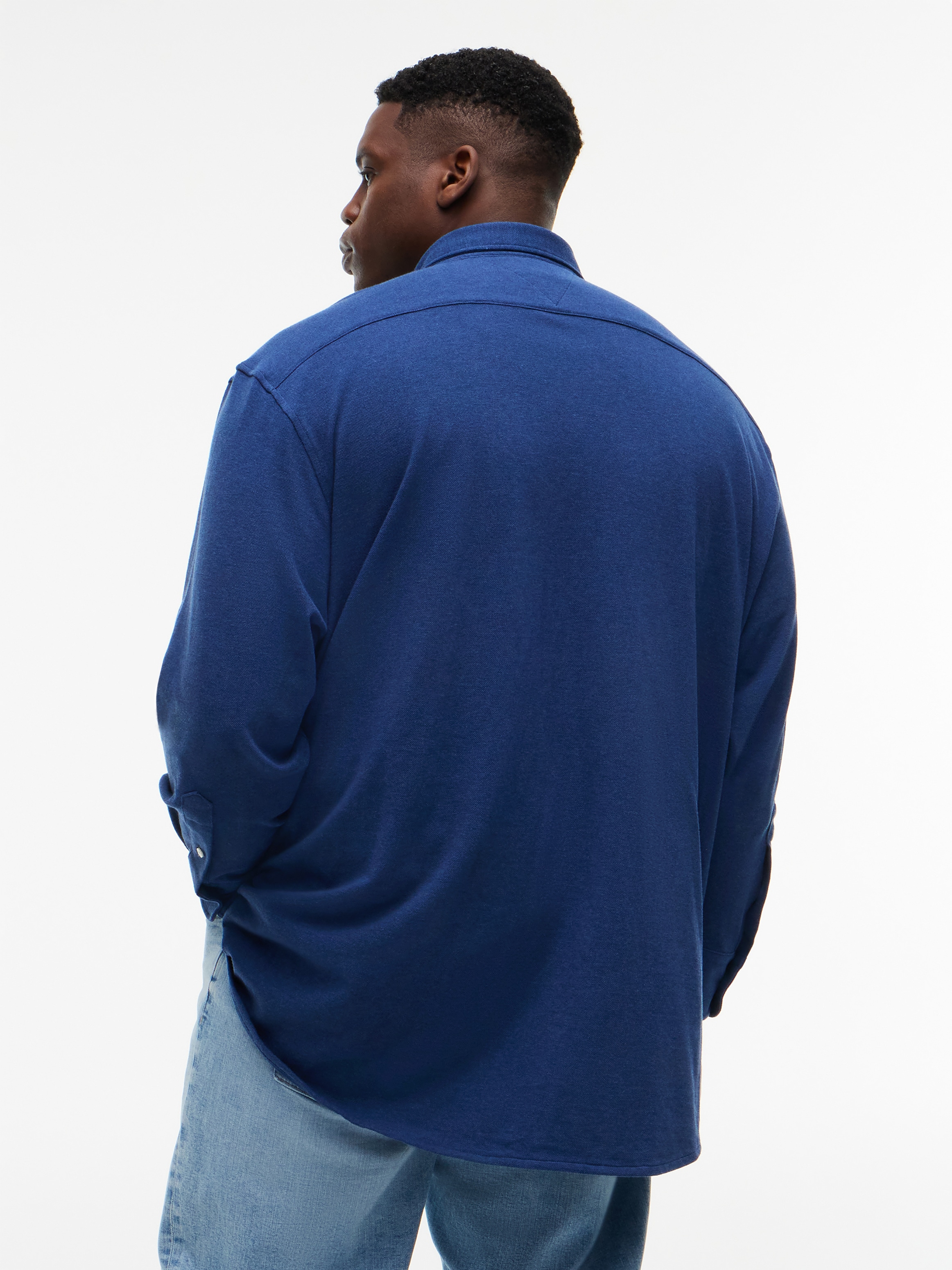 Tommy Hilfiger Big & Tall Langarmhemd »BT-KNIT PIQUE FEATHERWEIGHT SLIMFIT« Große Größen
