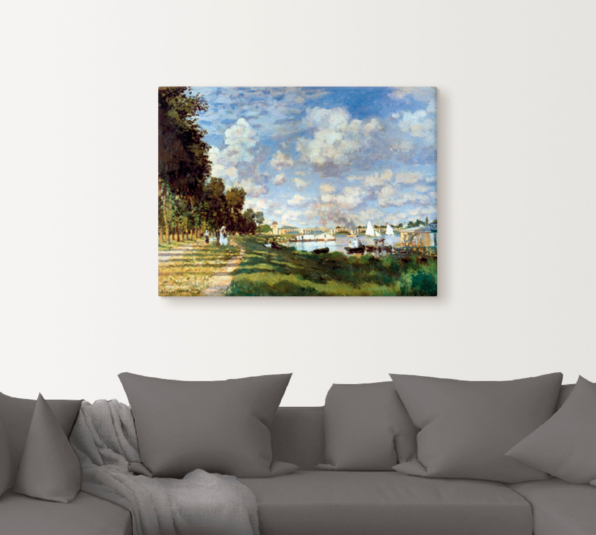 Artland Leinwandbild »Das Becken bei Argenteuil, 1875« Gewässer 1 Stk. tlg. günstig online kaufen