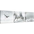 Conni Oberkircher´s Bild mit Uhr »Horses - Wildpferde«, Pferde, (Set, (Set 3), mit dekorativer Uhr, Power, Reiten