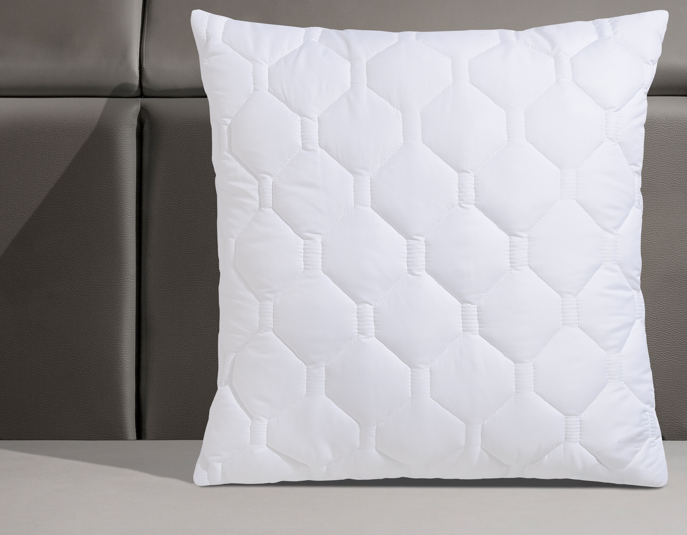 OTTO home Microfaserkissen »Rike 100% Polyester, Kopfkissen 40x80 cm, 80x80 cm« Füllung: Polyester Bezug: Polyester 1 Stk. tlg. Kissen mit sehr guter Atmungsaktivität und kochfest bis 95°C