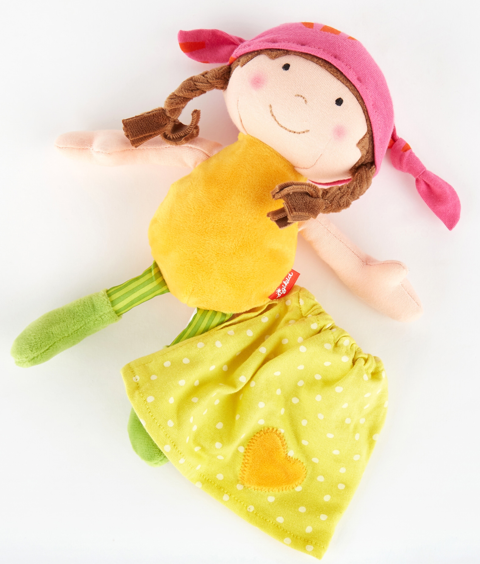 Sigikid Stoffpuppe »Brenda Bilipup, gelb«