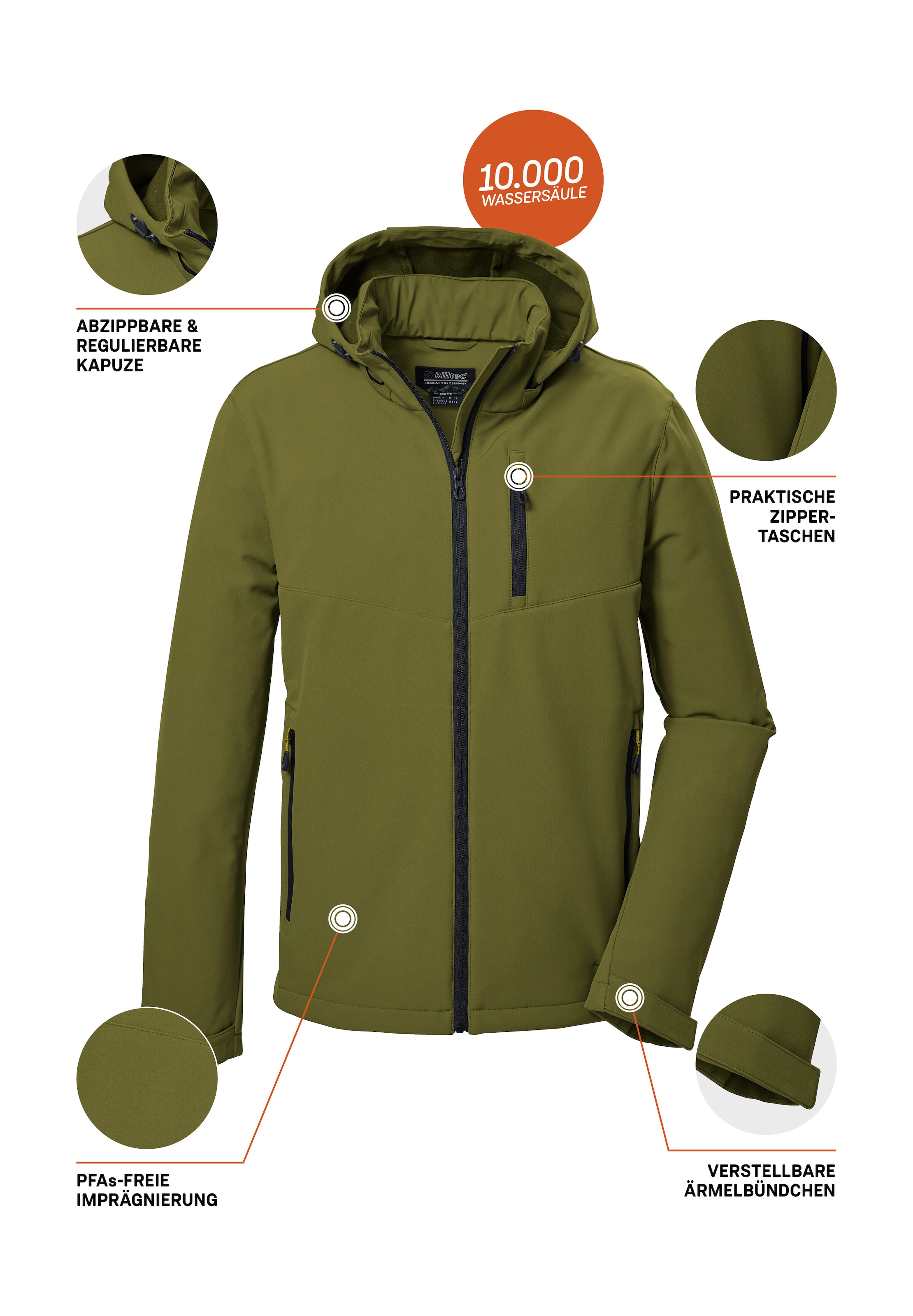 Killtec Softshelljacke »KOW 92 MN SFTSHLL JCKT«