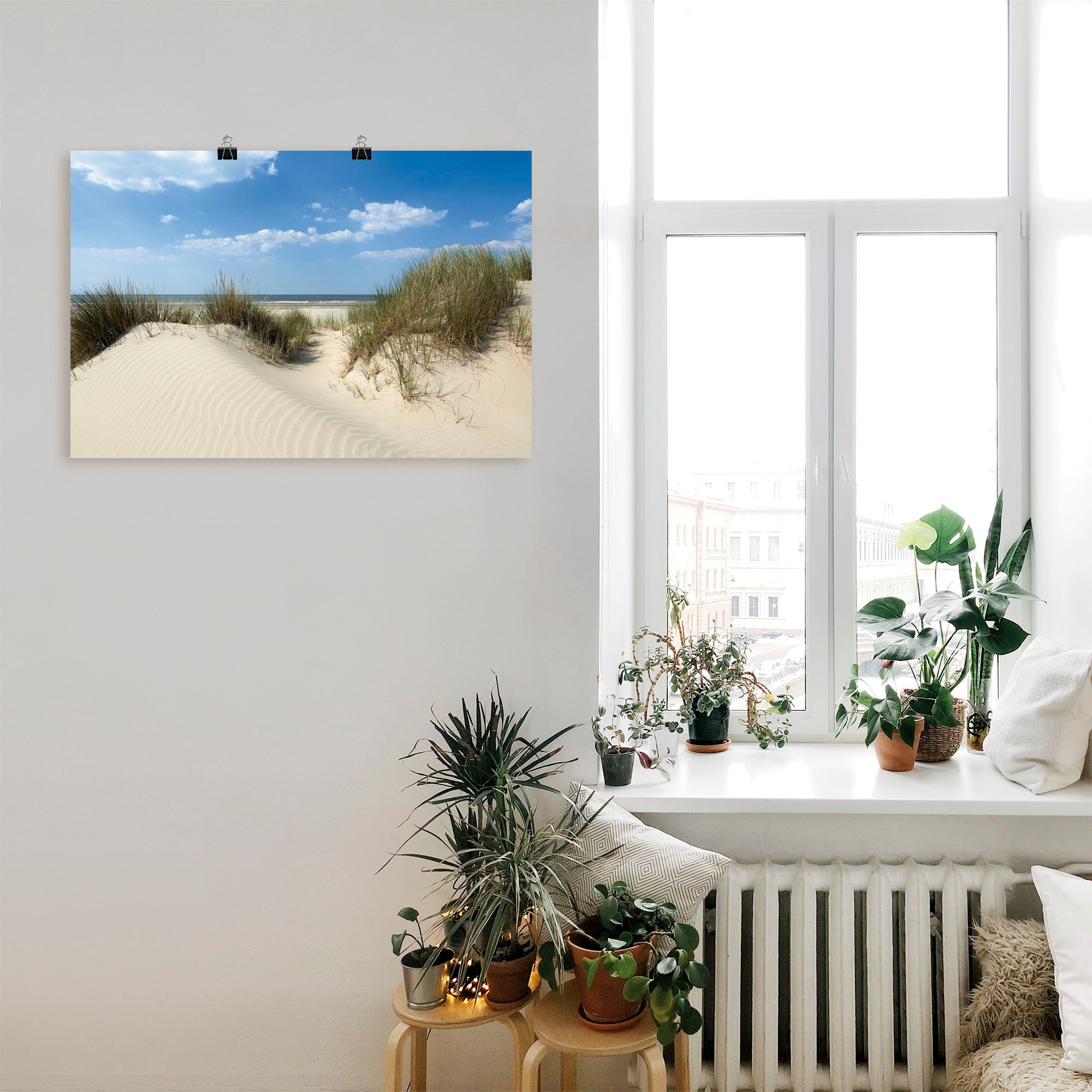 Artland Wandbild »Düne mit Meeresblick«, Strand, (1 St.), als Alubild, Outd günstig online kaufen