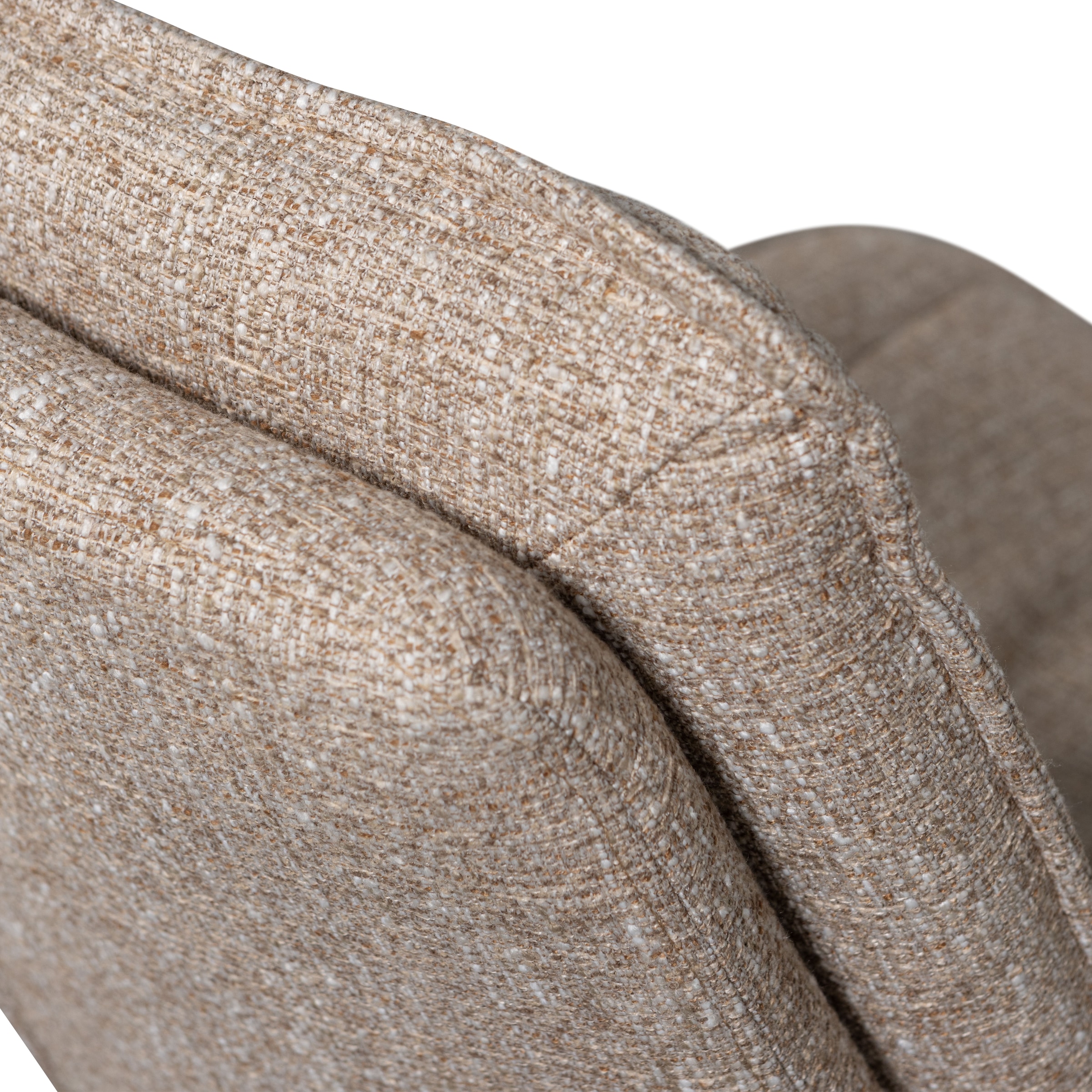 WOOOD Drehsessel »Milaro mit Fling-Melange-Bezug und Drehmechanismus B75 x T94 x H88 cm« Tragkraft 120 kg, Hohe Verschleißfestigkeit, mittlere Sitzhöhe