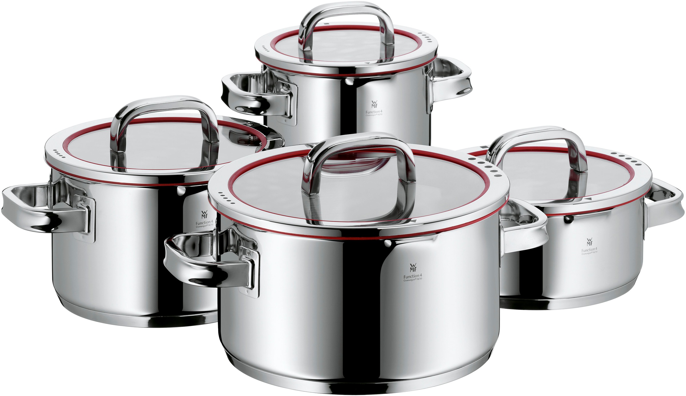 WMF Topf-Set »Function 4« Cromargan® Edelstahl Rostfrei 18/10 Set, 8 Stk. t günstig online kaufen