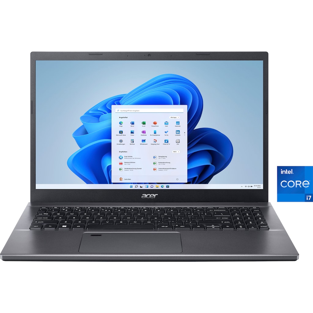 Acer Notebook »Aspire 5 A515-57G-7833«, 39,62 cm, / 15,6 Zoll, Intel, Core i7, GeForce RTX 2050, 1000 GB SSD
