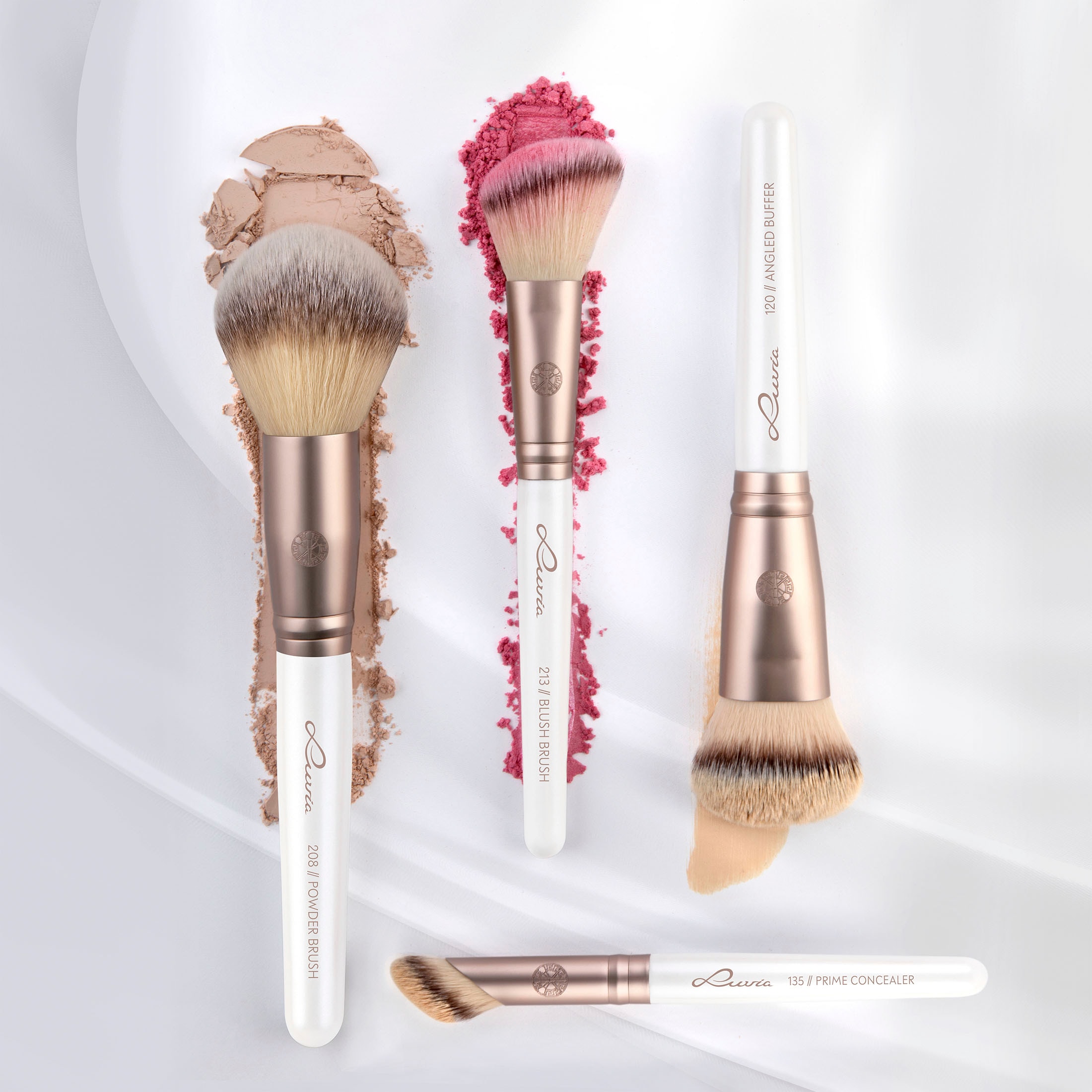 Luvia Cosmetics »Flawless Kosmetikpinsel-Set Face«, Online-Shop tlg.) 4 bestellen (Set, im