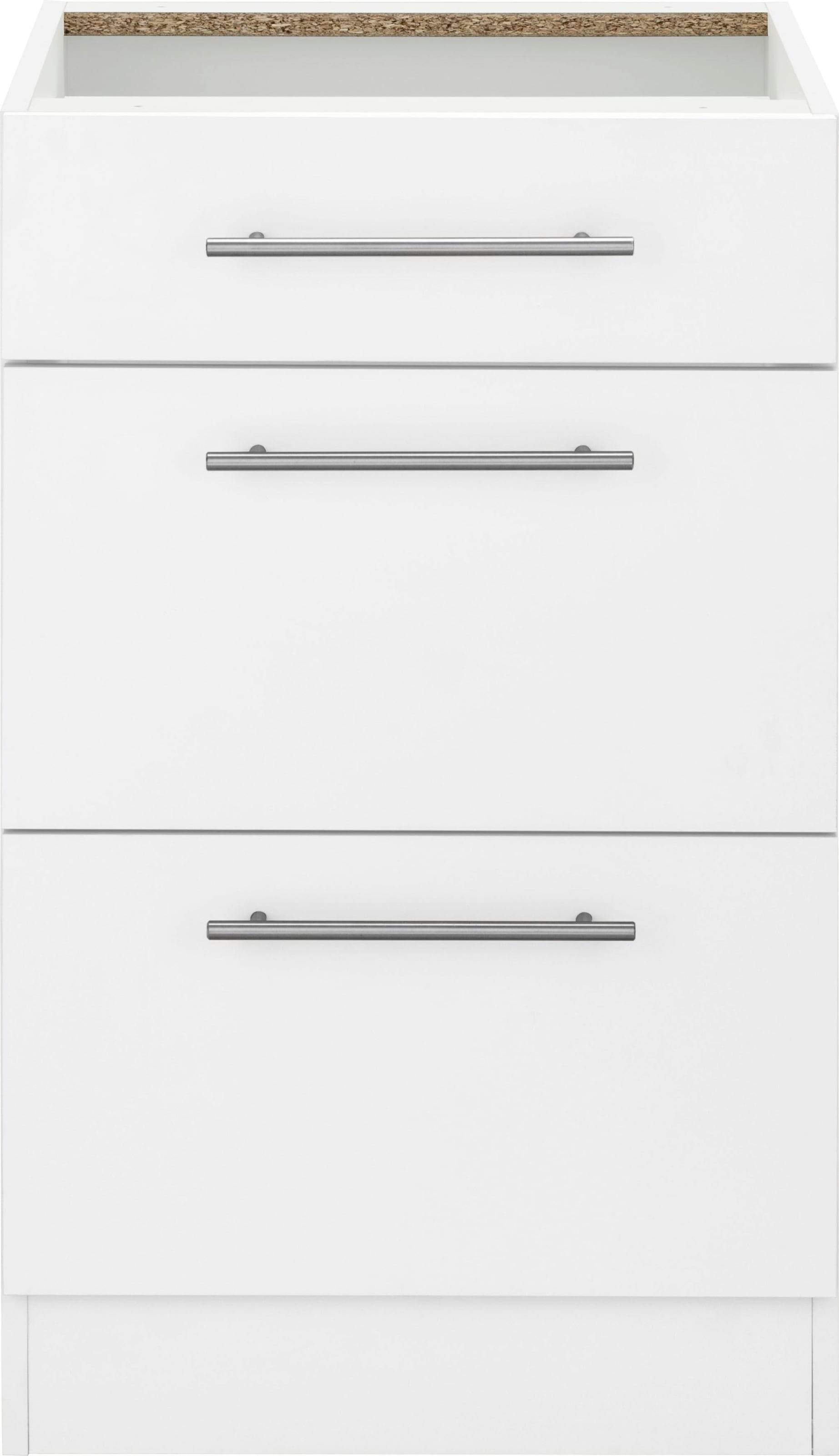 wiho Küchen Unterschrank »Cali«, 50 cm breit, mit 2 großen Auszügen ohne  Arbeitsplatte online bestellen