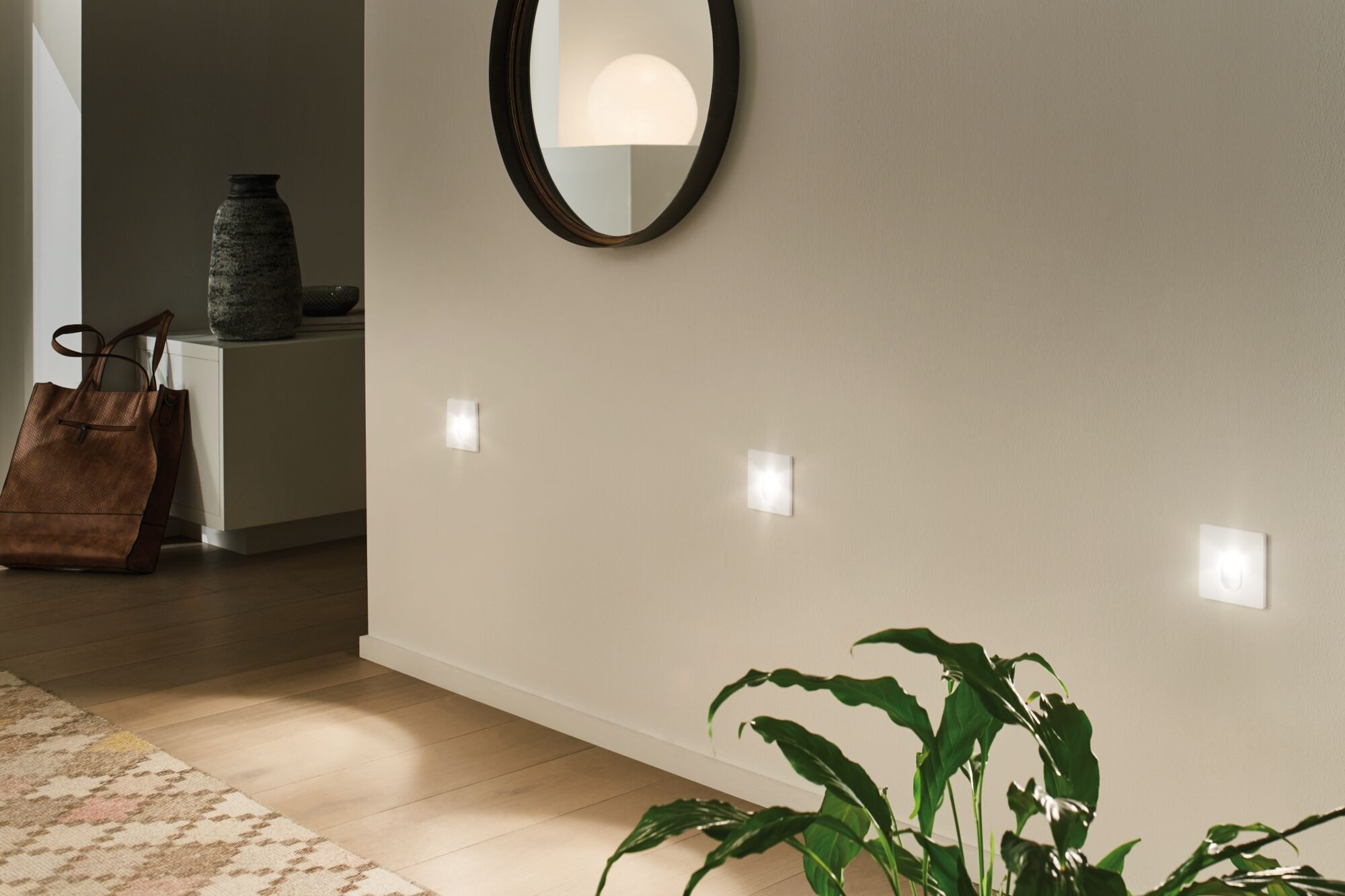 Paulmann LED Wandleuchte »Einbauleuchte eckig Weiß 1,7W«, 1 flammig günstig online kaufen