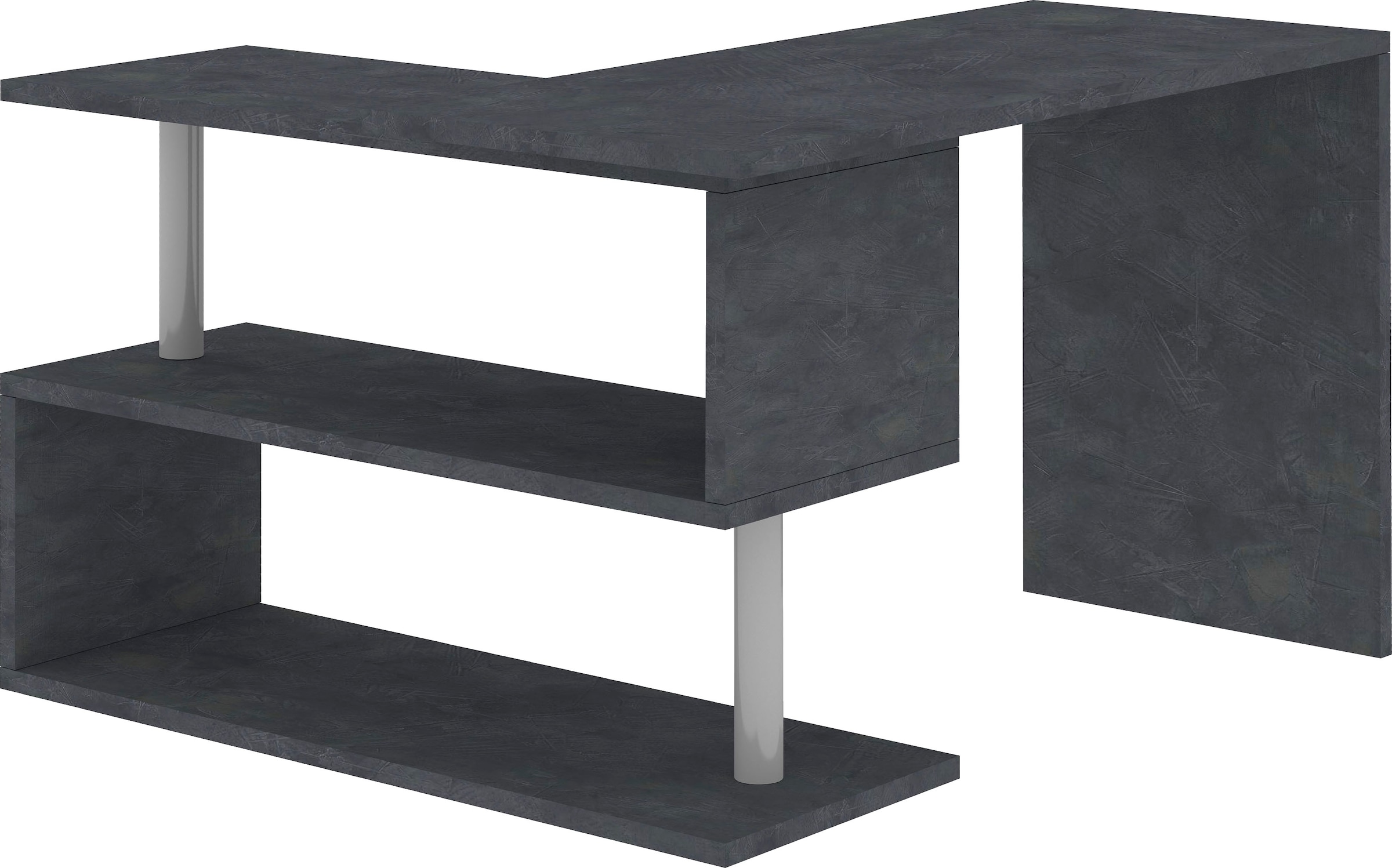 INOSIGN Schreibtisch »Volta, Made in Italy«, multifunktional - als Computertisch, Eckschreibtisch oder Sideboard