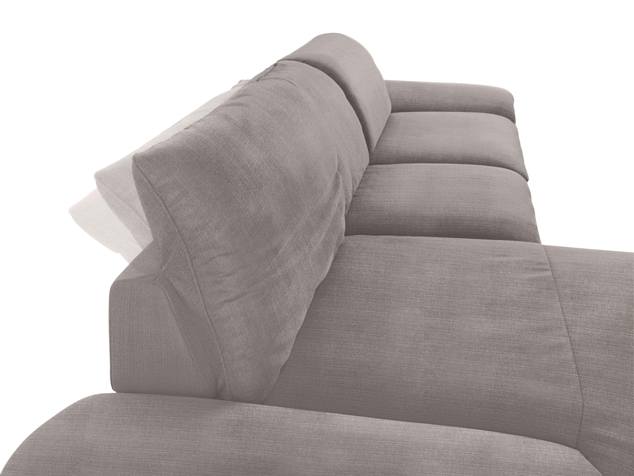 W.SCHILLIG Ecksofa »enjoy&MORE, Designsofa, bequem, zeitlos und elegant, L-Form«, Sitztiefenverstellung, Füße schwarz pulverbeschichtet, Breite 340 cm