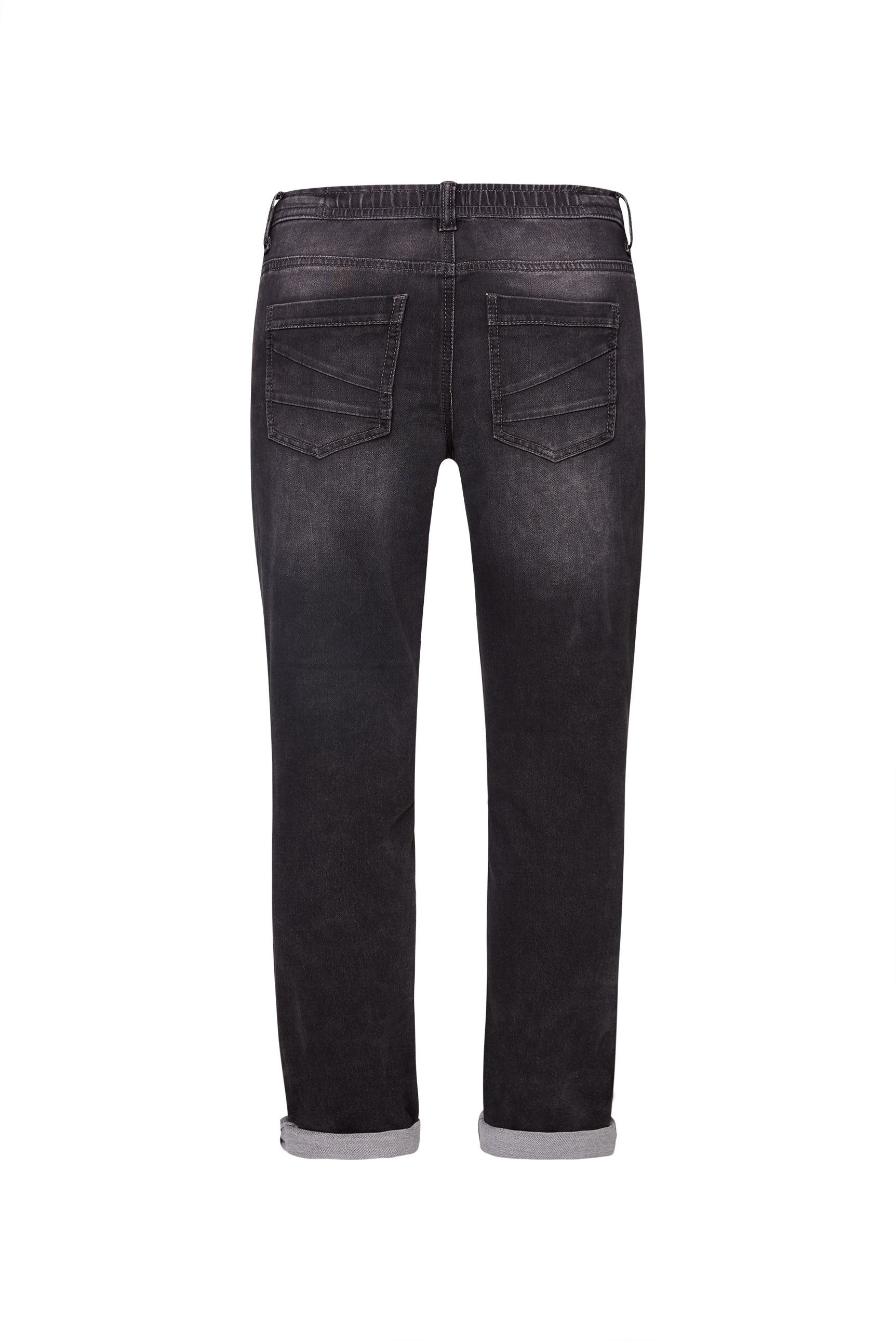 SOCCX Boyfriend-Jeans, mit Gummizug hinten am Bund