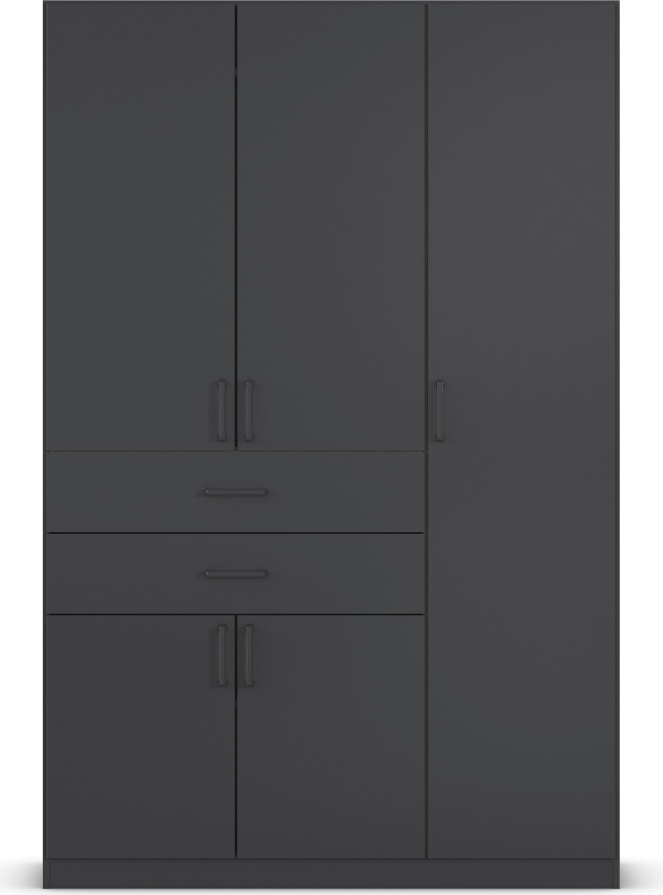 rauch Drehtürenschrank »Kleiderschrank Schrank Garderobe MAIKA mit Dekor-Front«, 2 Schubladen, in verschiedenen Breiten, Höhen, Farben, MADE IN GERMANY