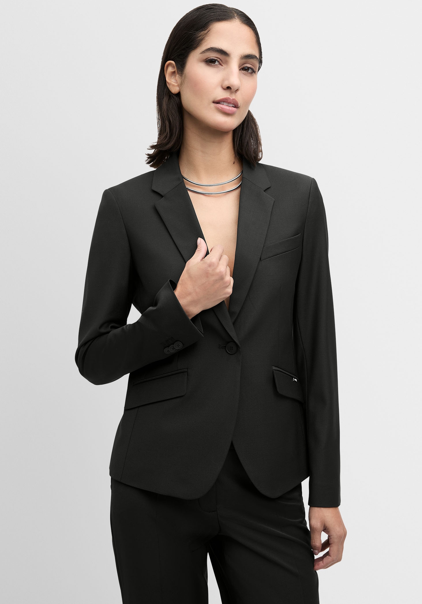 Cinque Blusenblazer »CIBOOMI«, Mit Markenlabelplättchen