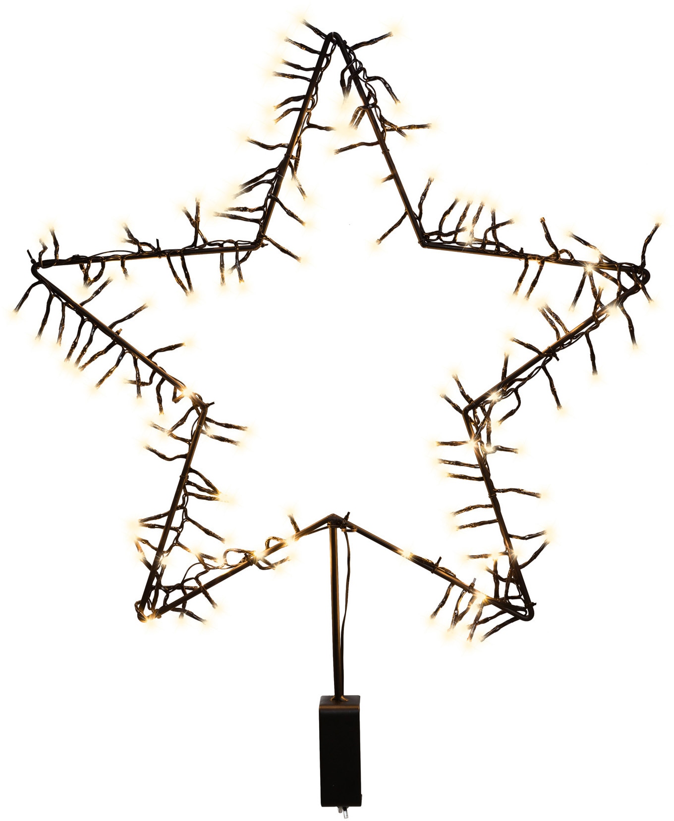 Creativ light Dekostern »mit LED Beleuchtung Weihnachtsstern, Weihnachtsdeko«, 160 LEDs