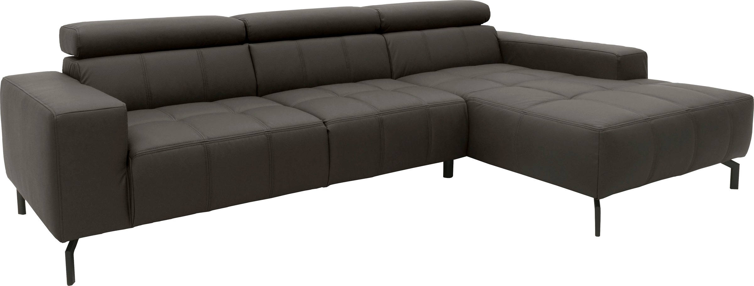 DOMO collection Ecksofa »Cunelli tolle Sitznähte als Designelement, fester günstig online kaufen