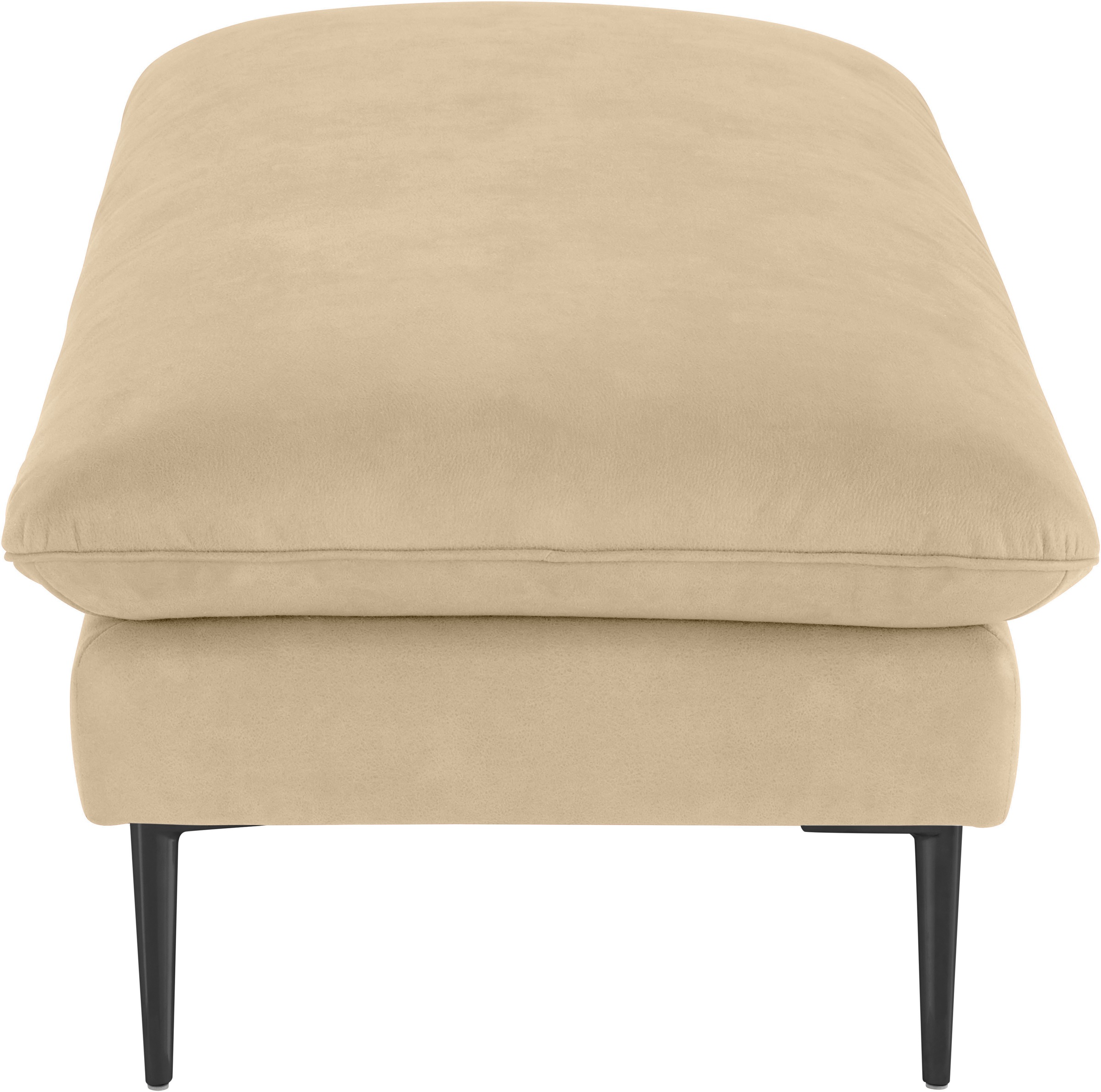 W.SCHILLIG Hocker »enjoy&MORE«, Füße schwarz pulverbeschichtet, Breite 151 cm
