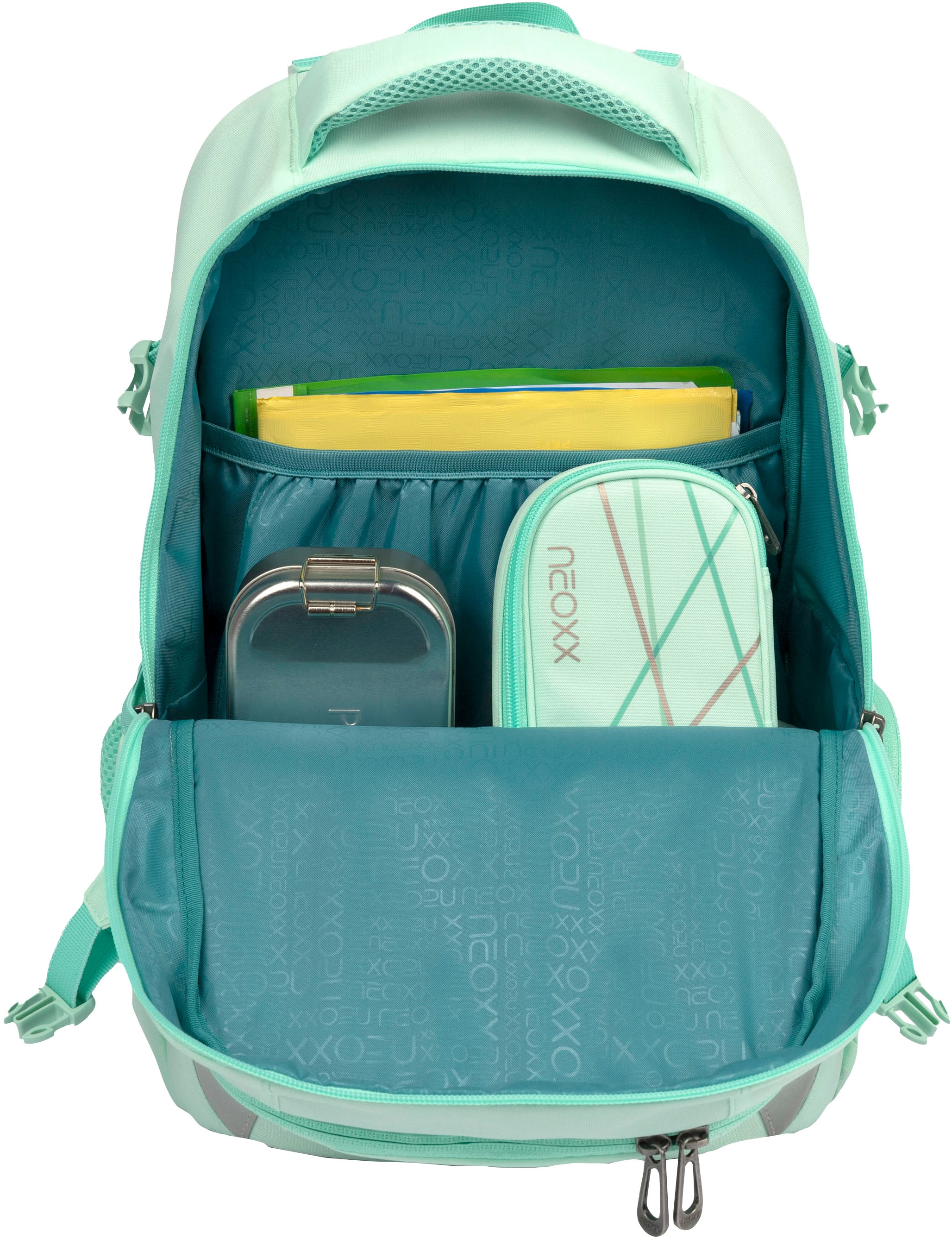 neoxx Schulrucksack »Active Pro, Mint To Be«