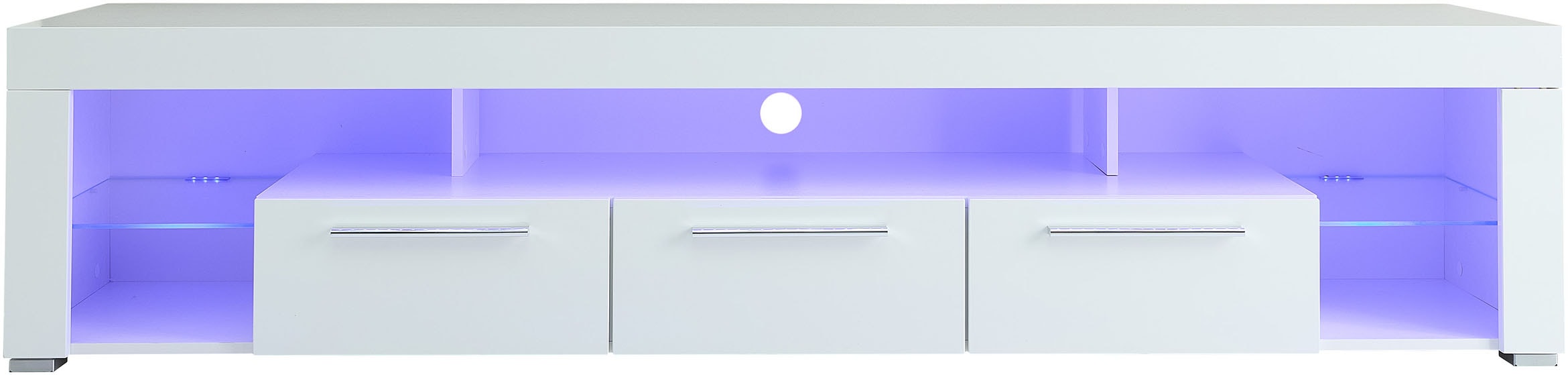 Stolkom TV-Schrank »Goal« 3 Schubkästen, 5 offenen Fächern, Stellmaß 200/44/44 cm