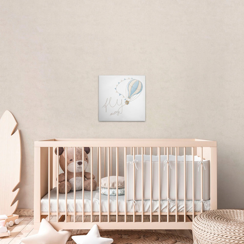 A.S. Création Leinwandbild »Fly Away 3 - Wandbild Beige Blau Keilrahmen Kin günstig online kaufen