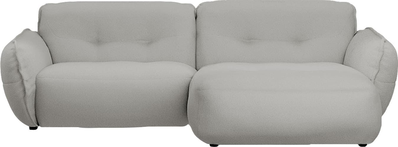 BETYPE Ecksofa »Be Fluffy«, Softes Sitzgefühl, moderne Kedernaht, hochwertiger Bezug