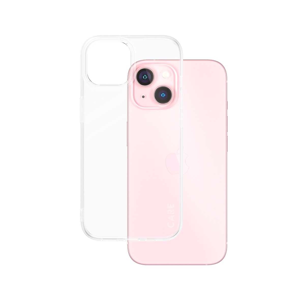 CARE by PanzerGlass Handyhülle »Slim X-Ray Case für Apple iPhone 15 Fashion X-Ray Soft« Backcover, Schutzhülle, Handyschutzhülle, Case, Schutzcase, stoßfest