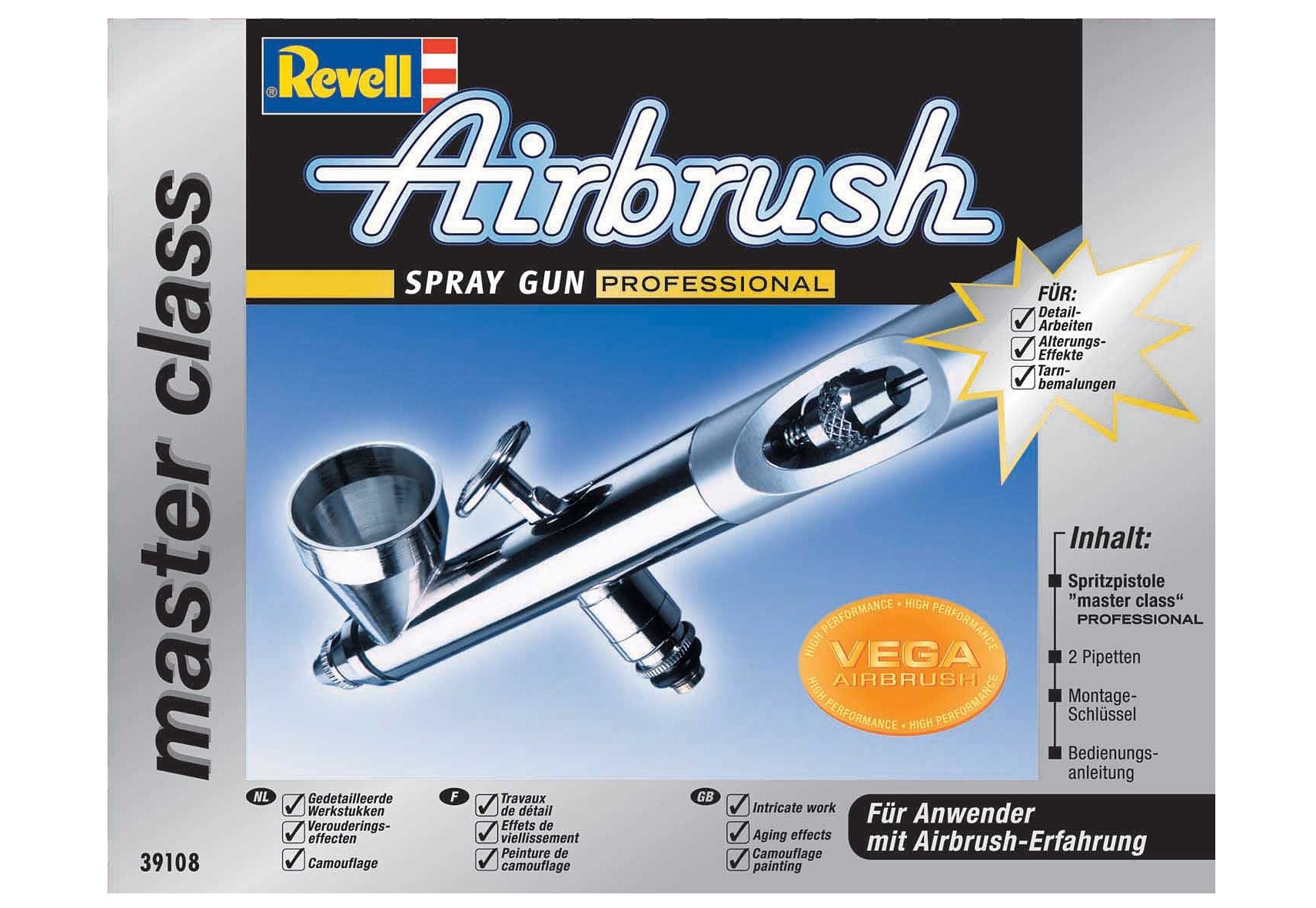 Professional« Revell® Gun »Airbrush-Pistole %Sale class im Spray jetzt Farbsprühgerät - master