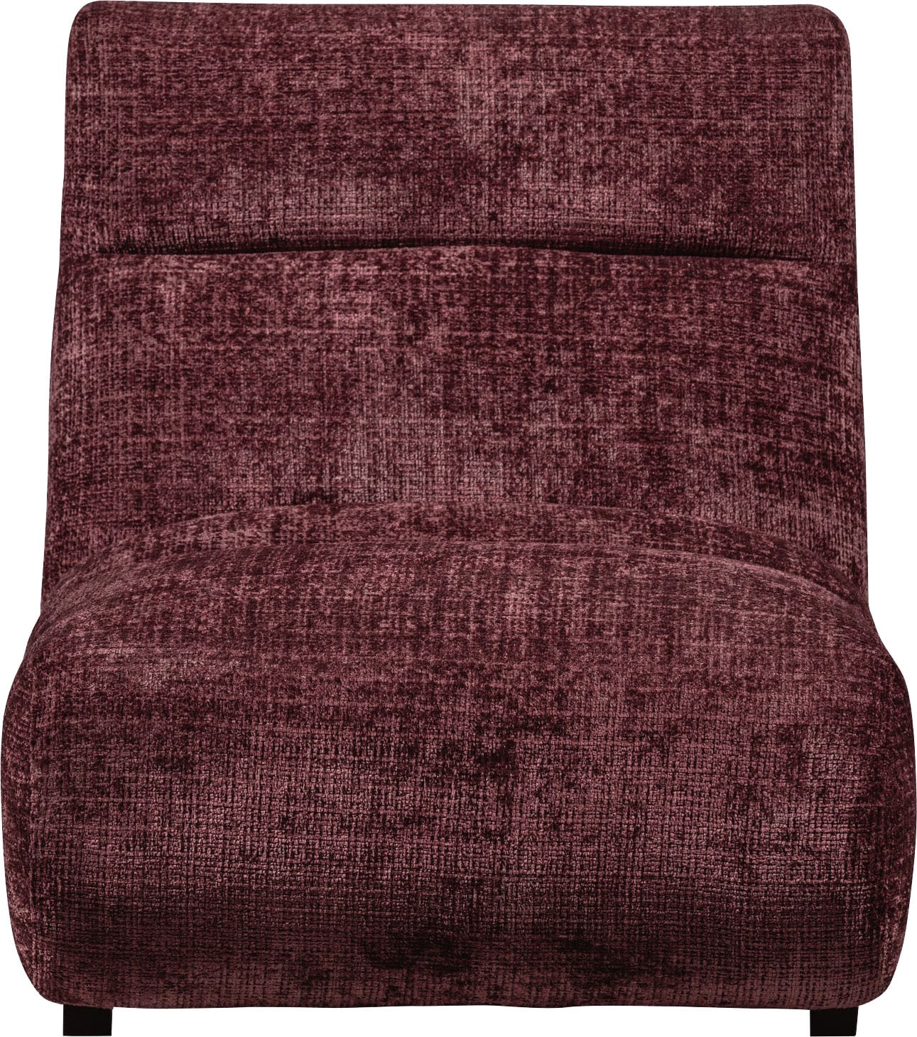 WOOOD Sessel »Observe«, frei im Raum stellbar, grob gewebter Chenille-Stoff, H 82 cm x B 75 cm