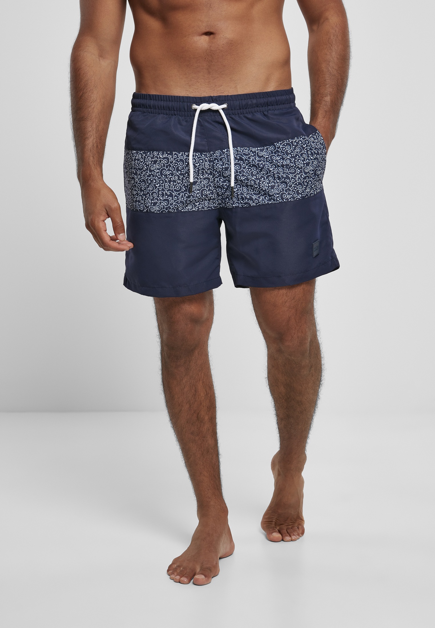 URBAN CLASSICS Badeshorts »Urban Classics Herren Mid Block Pattern Swim Shorts« kaufen