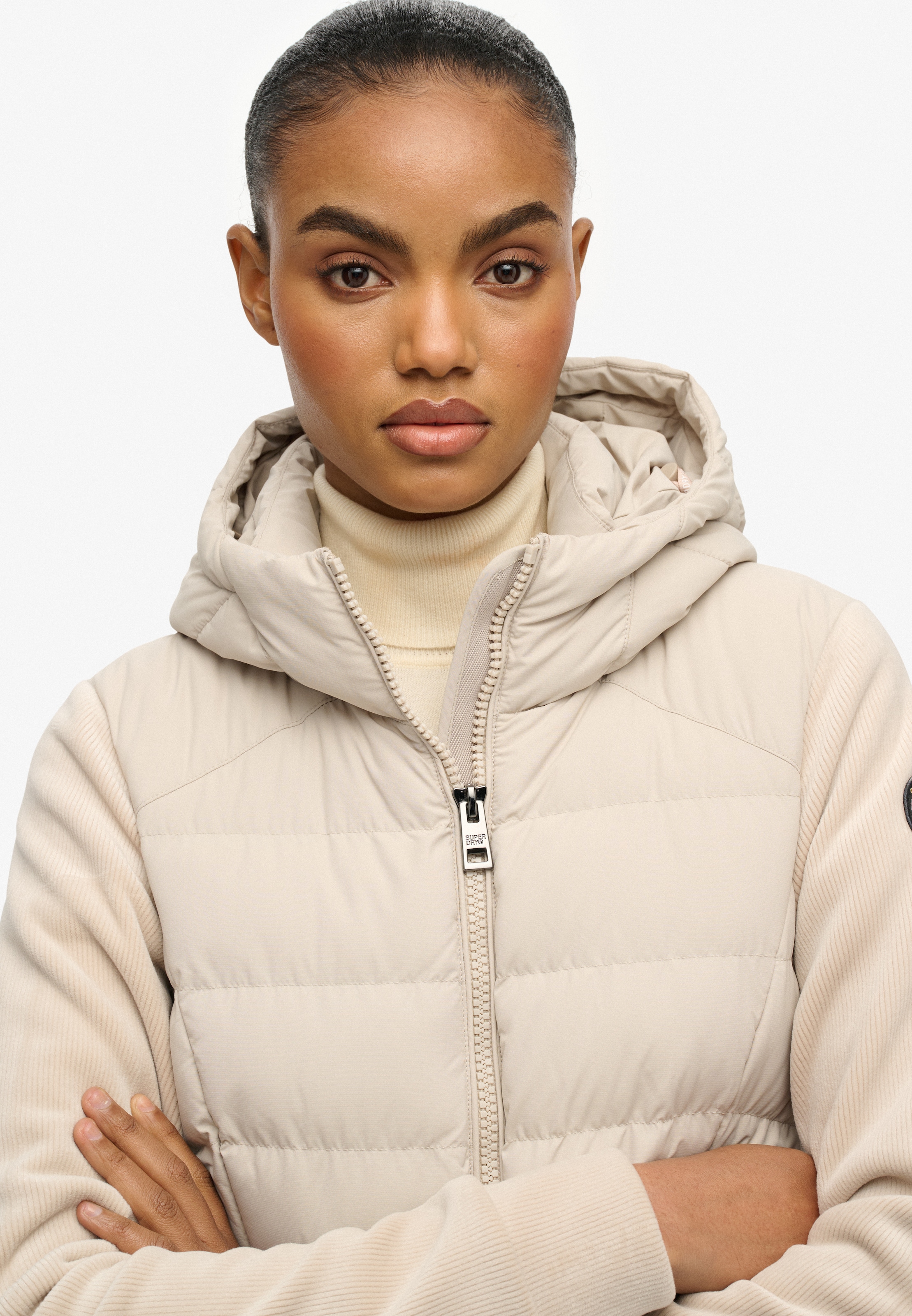 Superdry Steppjacke »HOODED FUJI STORM JACKET« mit Kapuze