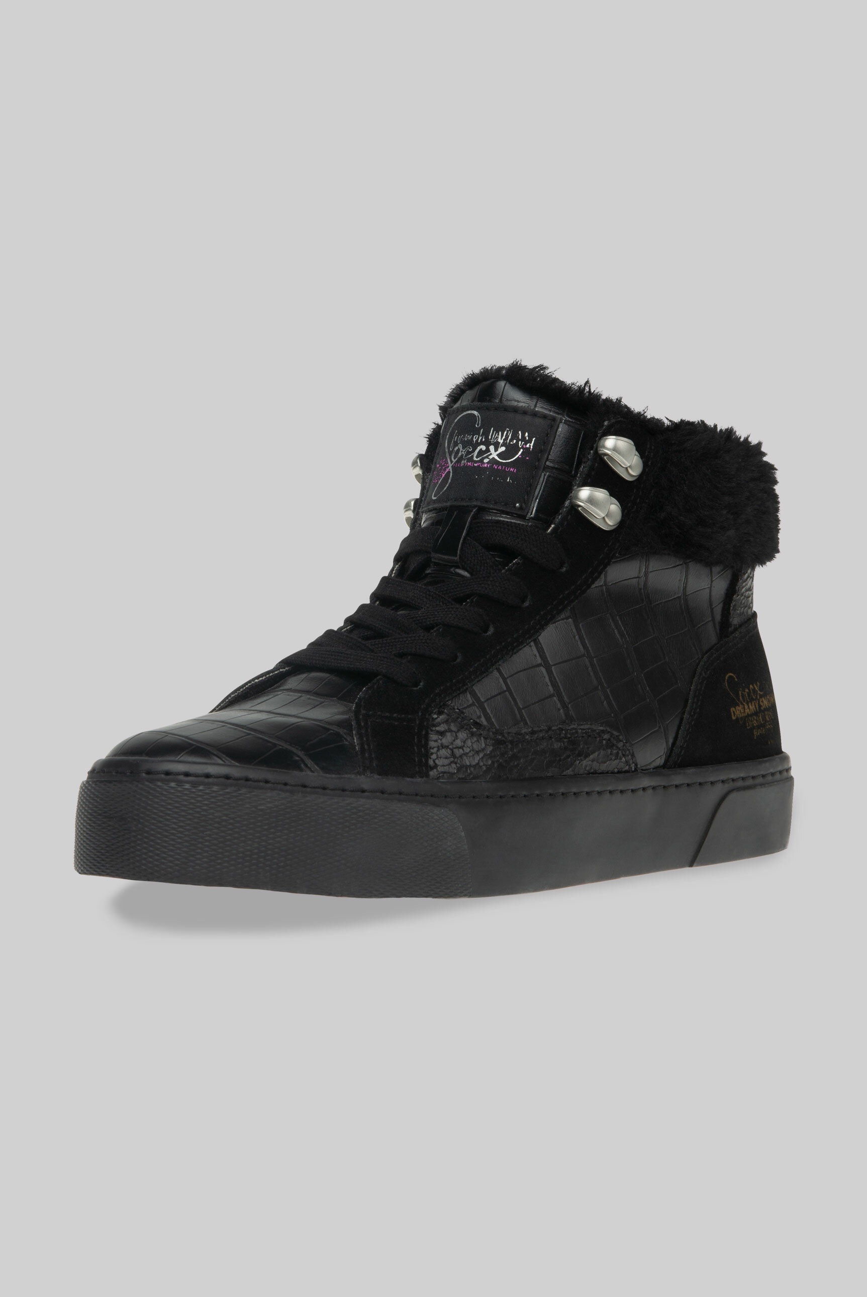 SOCCX Sneaker, mit seitlichem Reißverschluss