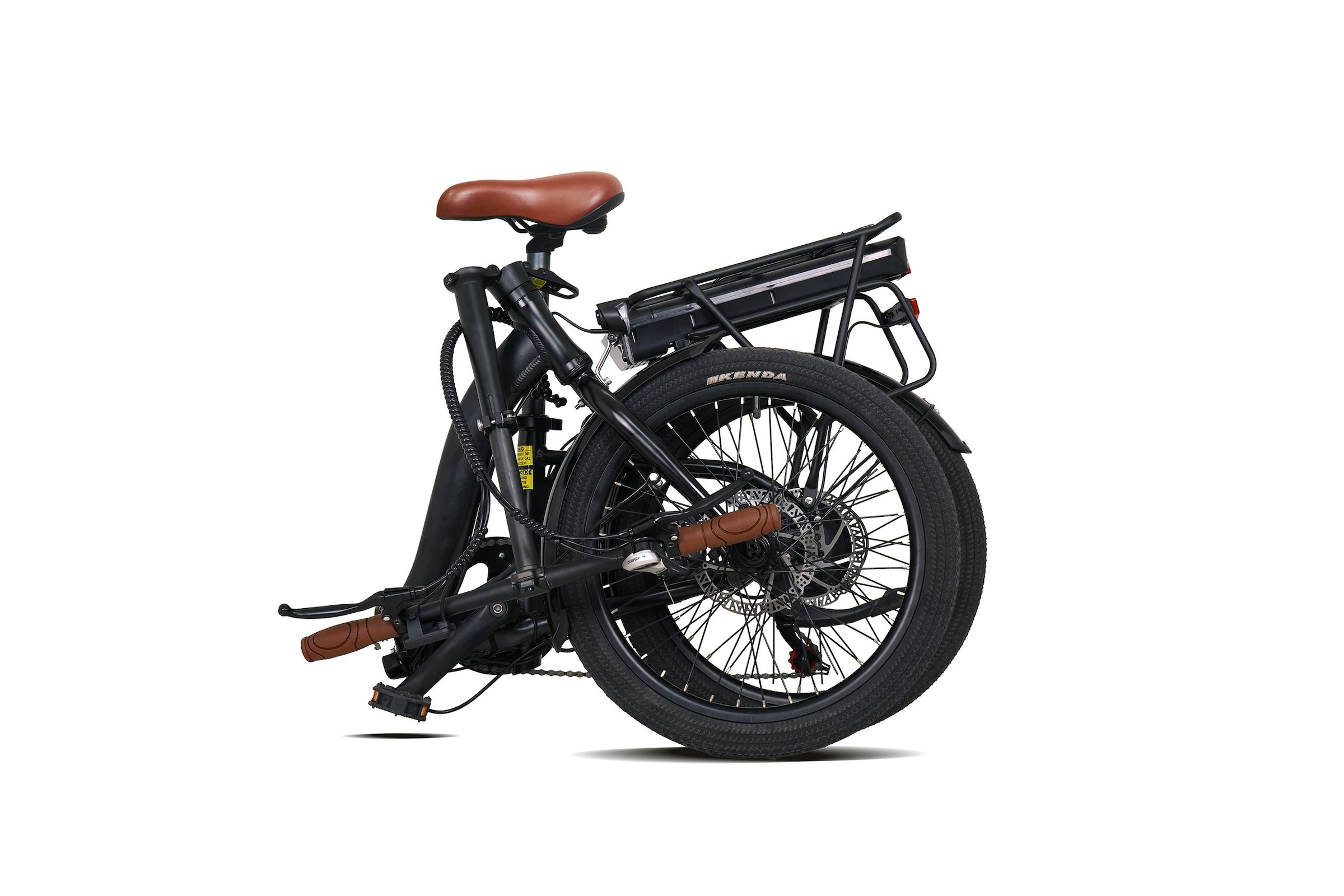 SachsenRad »Faltrad F2 Farmers mit Korb und Alarmanlage« 7 Gang Shimano Kettenschaltung Heckmotor 250 W