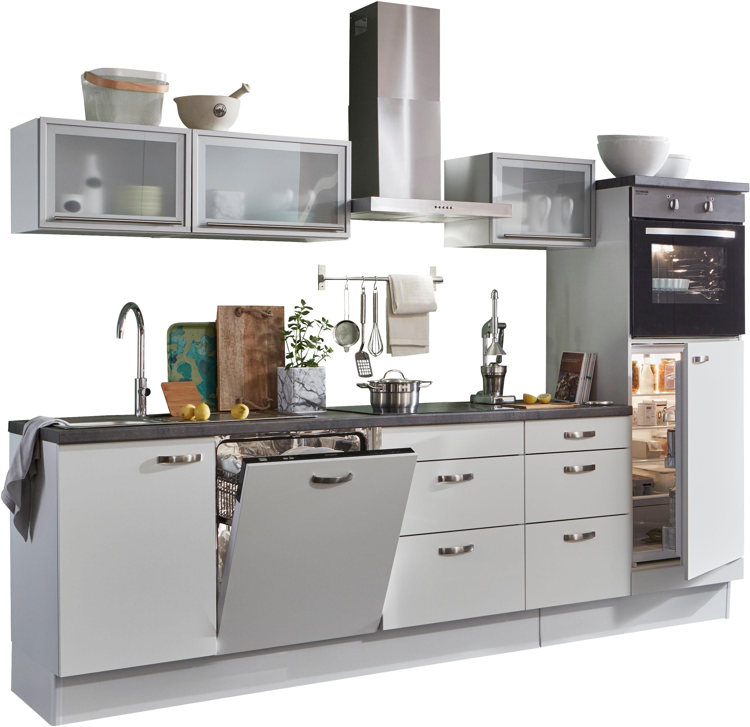 OPTIFIT Küchenzeile »Cara«, mit Vollauszügen Breite Rechnung Soft-Close-Funktion, und cm bestellen 280 auf