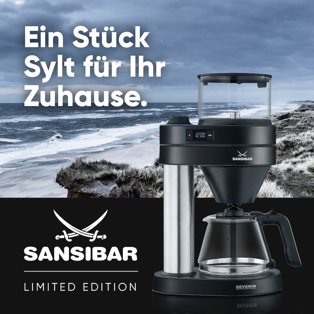 Severin Filterkaffeemaschine »KA 9583 Caprice 800 Plus«, Sansibar limited Edition