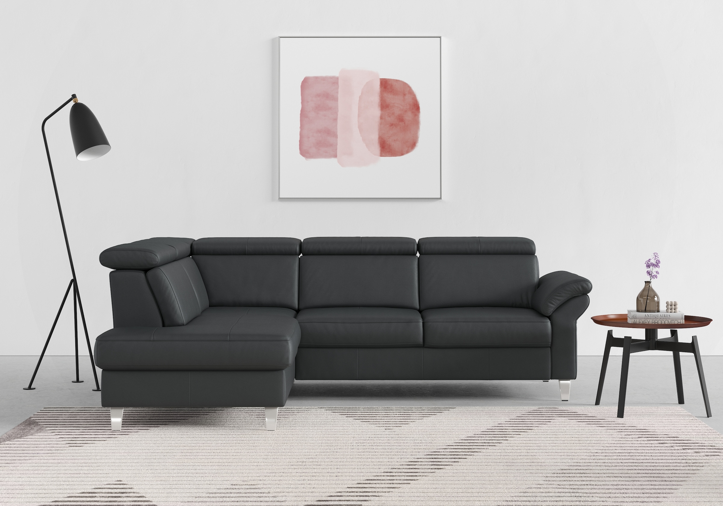 sit&more Ecksofa, inklusive Kopfteilverstellung, wahlweise mit Bettfunktion günstig online kaufen