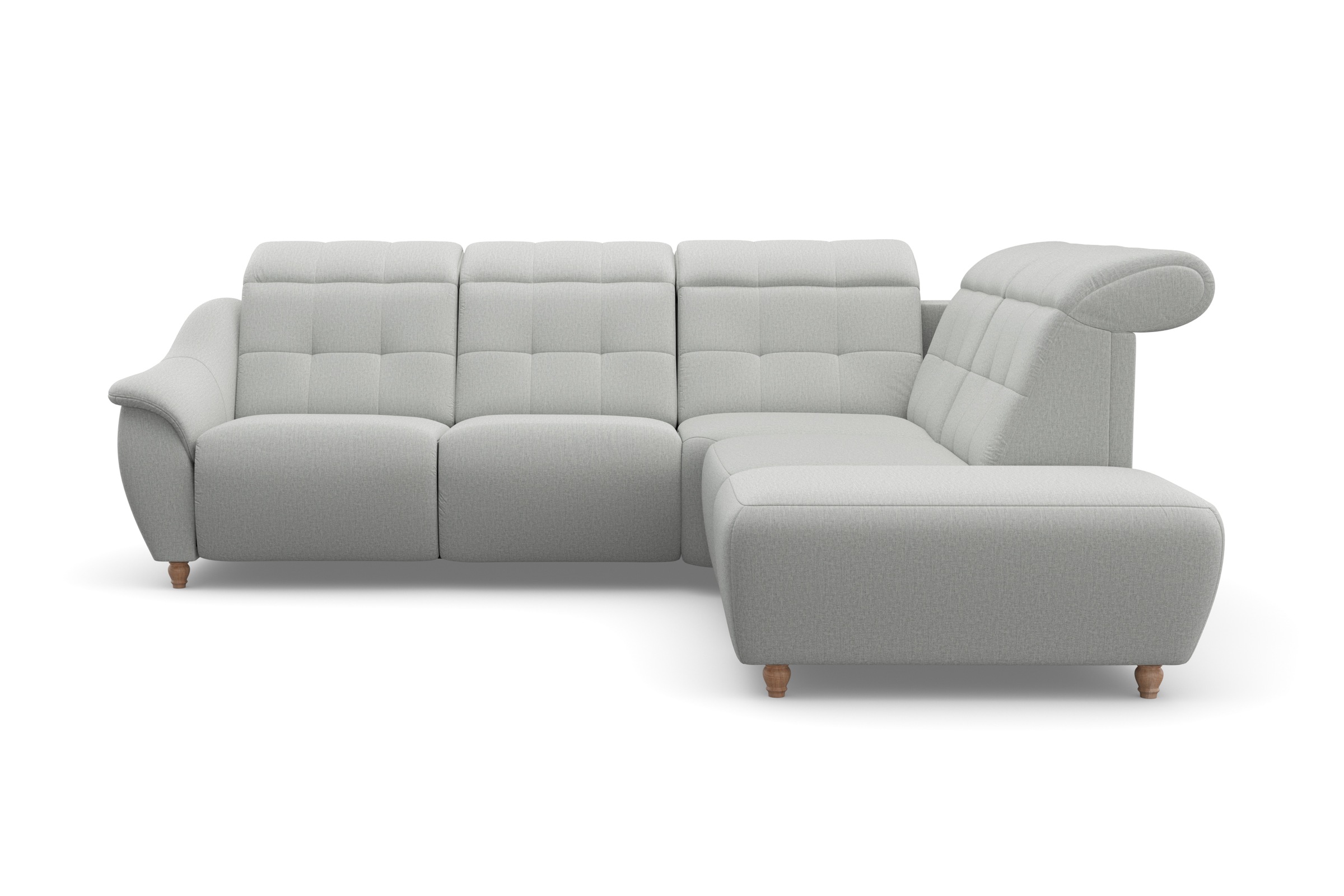 Home affaire Ecksofa »Boston L-Form« Kopfteilverstellung an jeder Sitzfläche, wahlweise Relaxfunktion