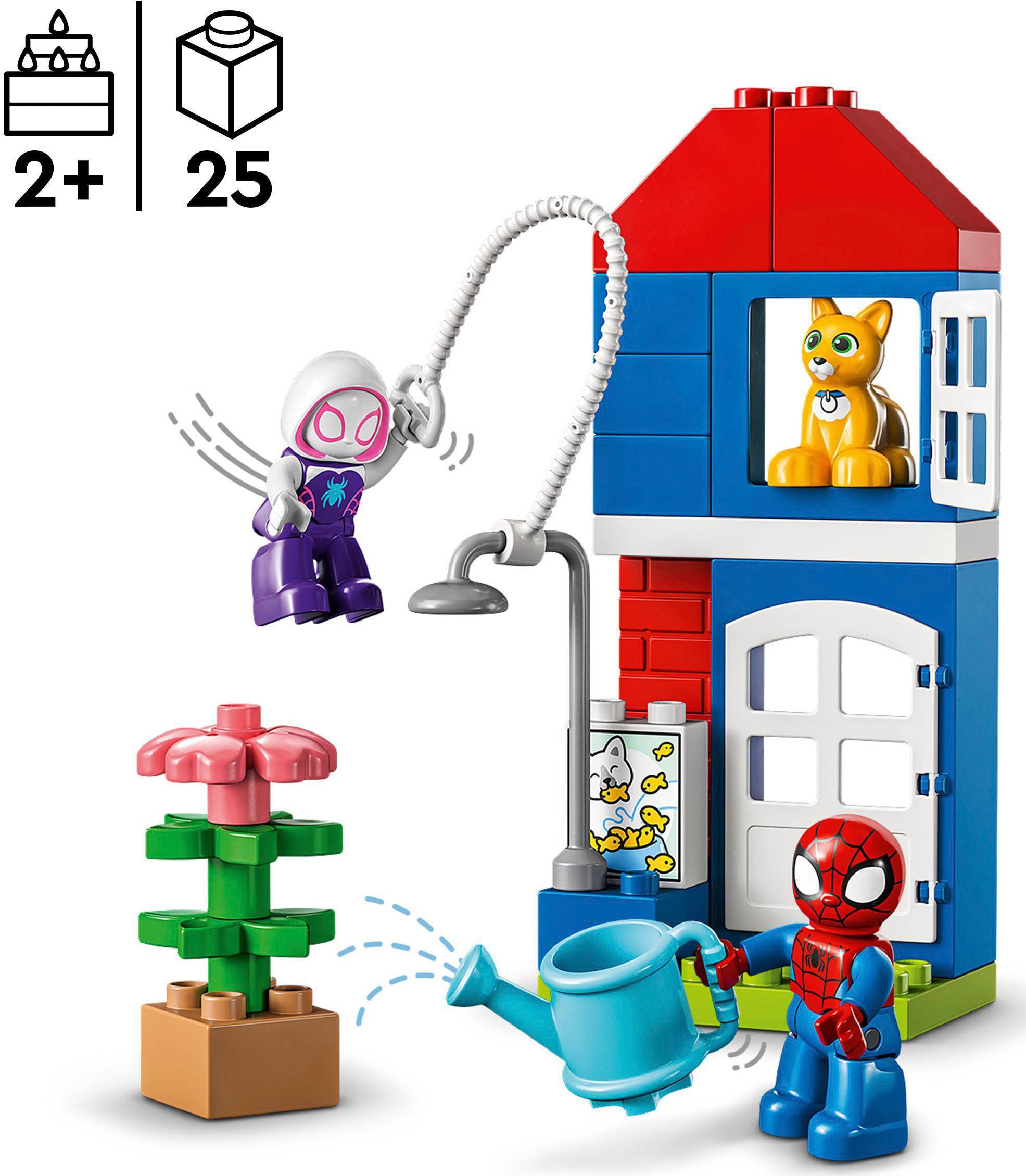 LEGO® Konstruktionsspielsteine (25 (10995), St.), LEGO® Europe Made in Marvel«, Haus »Spider-Mans im bestellen DUPLO Online-Shop