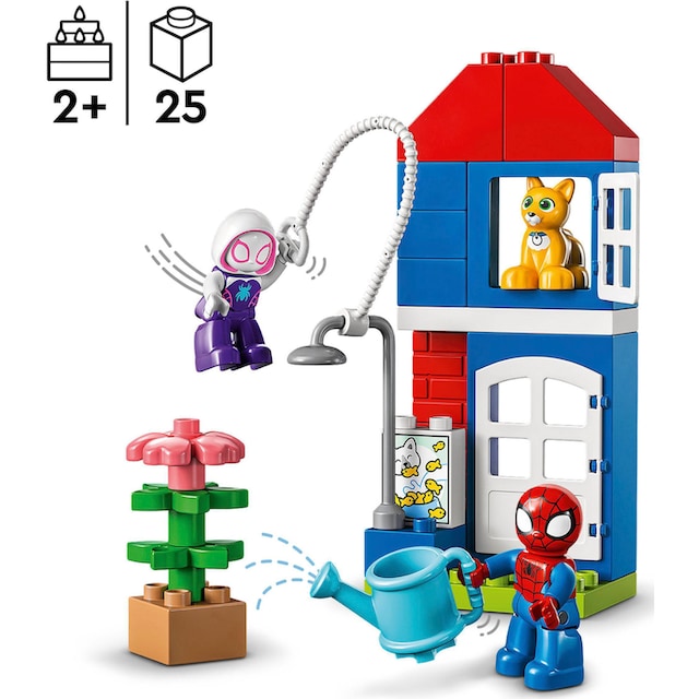 LEGO® Konstruktionsspielsteine »Spider-Mans Haus (10995), LEGO® DUPLO  Marvel«, (25 St.), Made in Europe im Online-Shop bestellen