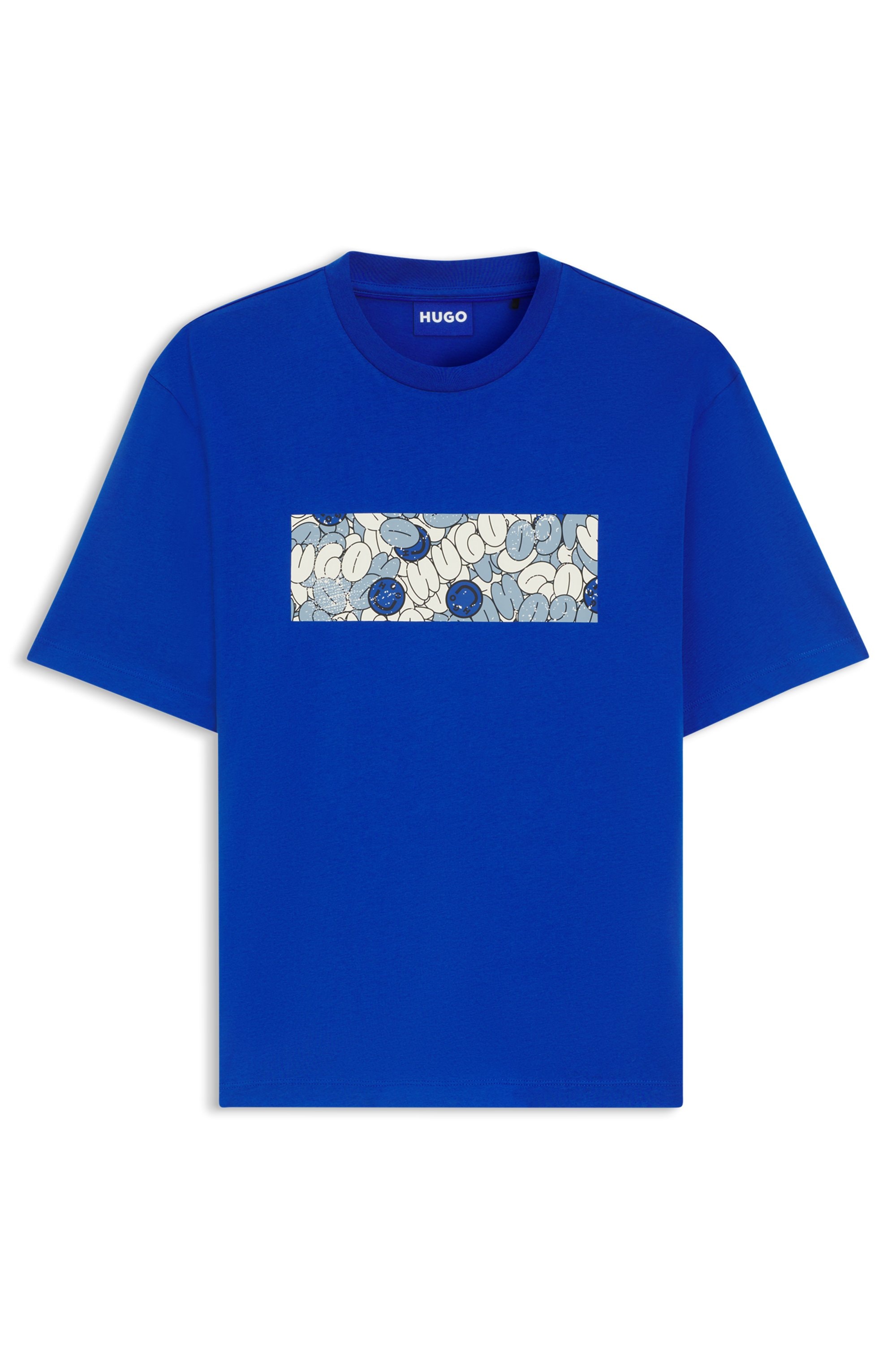HUGO T-Shirt »Nurix« mit coolem Druck