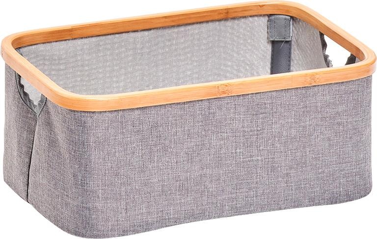 Zeller Present Aufbewahrungsbox, dekorative aufbewahrung mit Bambus Rahmen