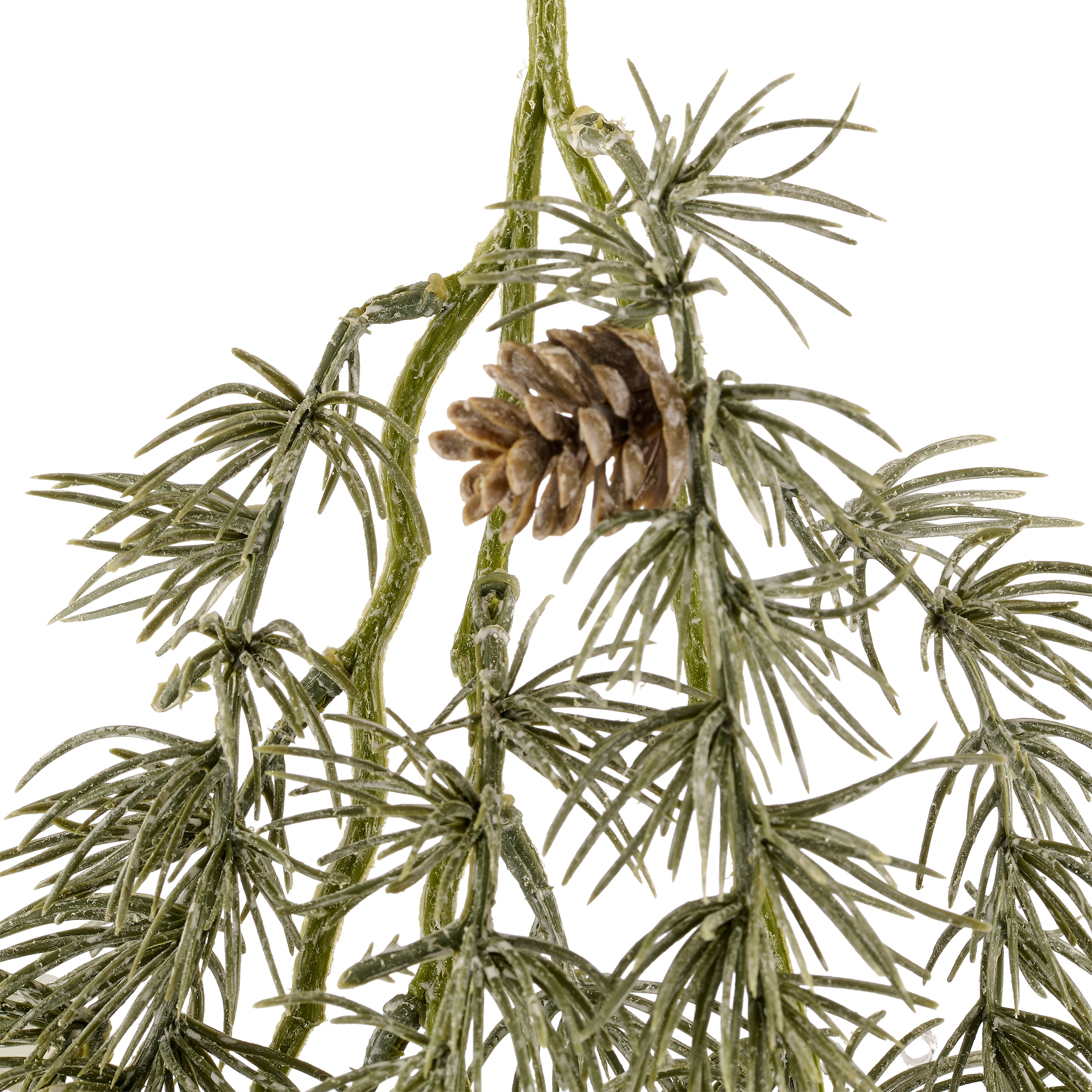 OTTO home Winterliche Kunstpflanze »Weihnachtsgirlande, Hänger Zedern 120cm lang« in white-wash-Optik