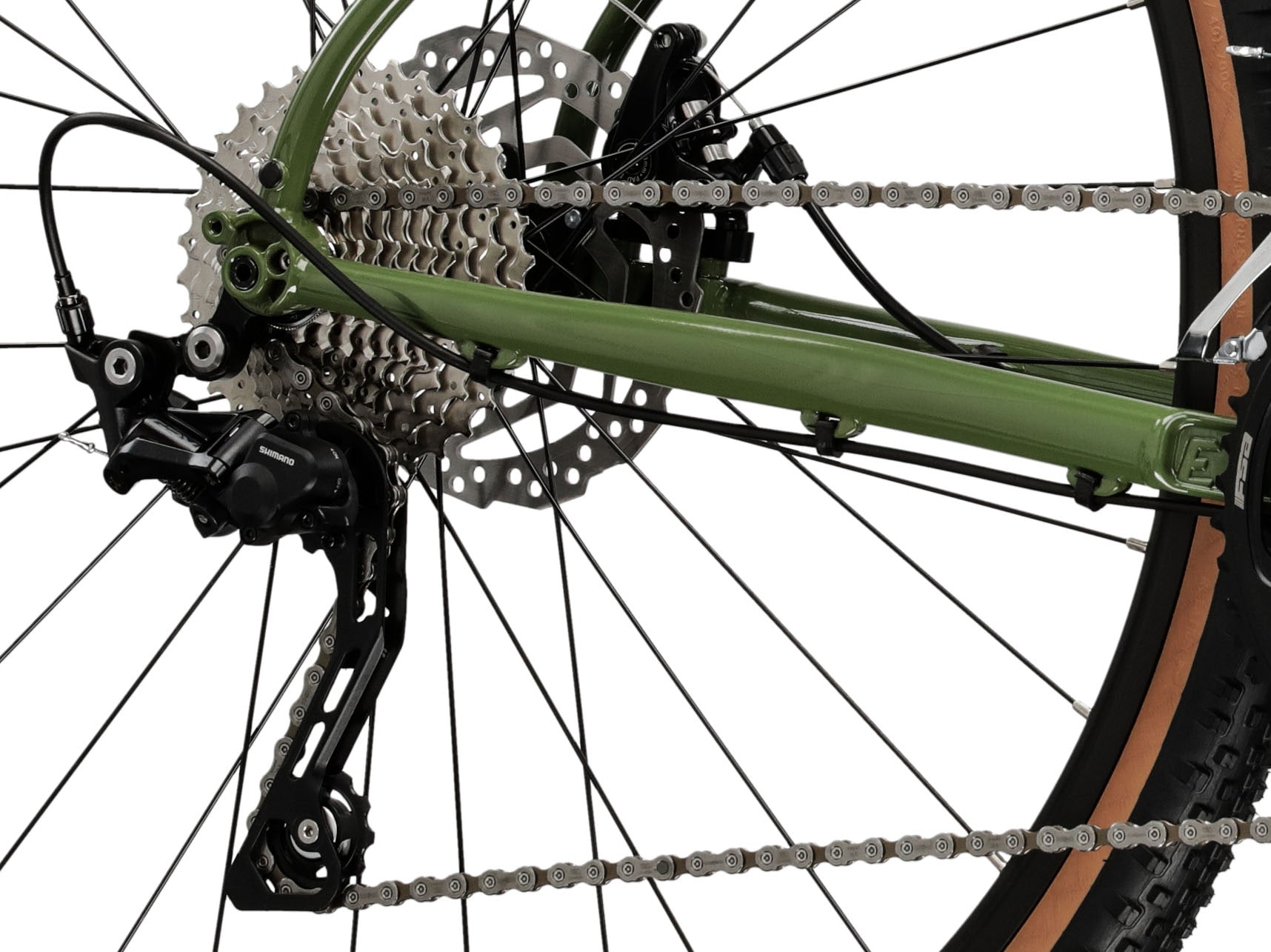 Kross Gravelbike »KROSS Gravelbike Esker 4.0 28" grün«, 20 Gang, Shimano, GRX RX400 Schaltwerk, Kettenschaltung