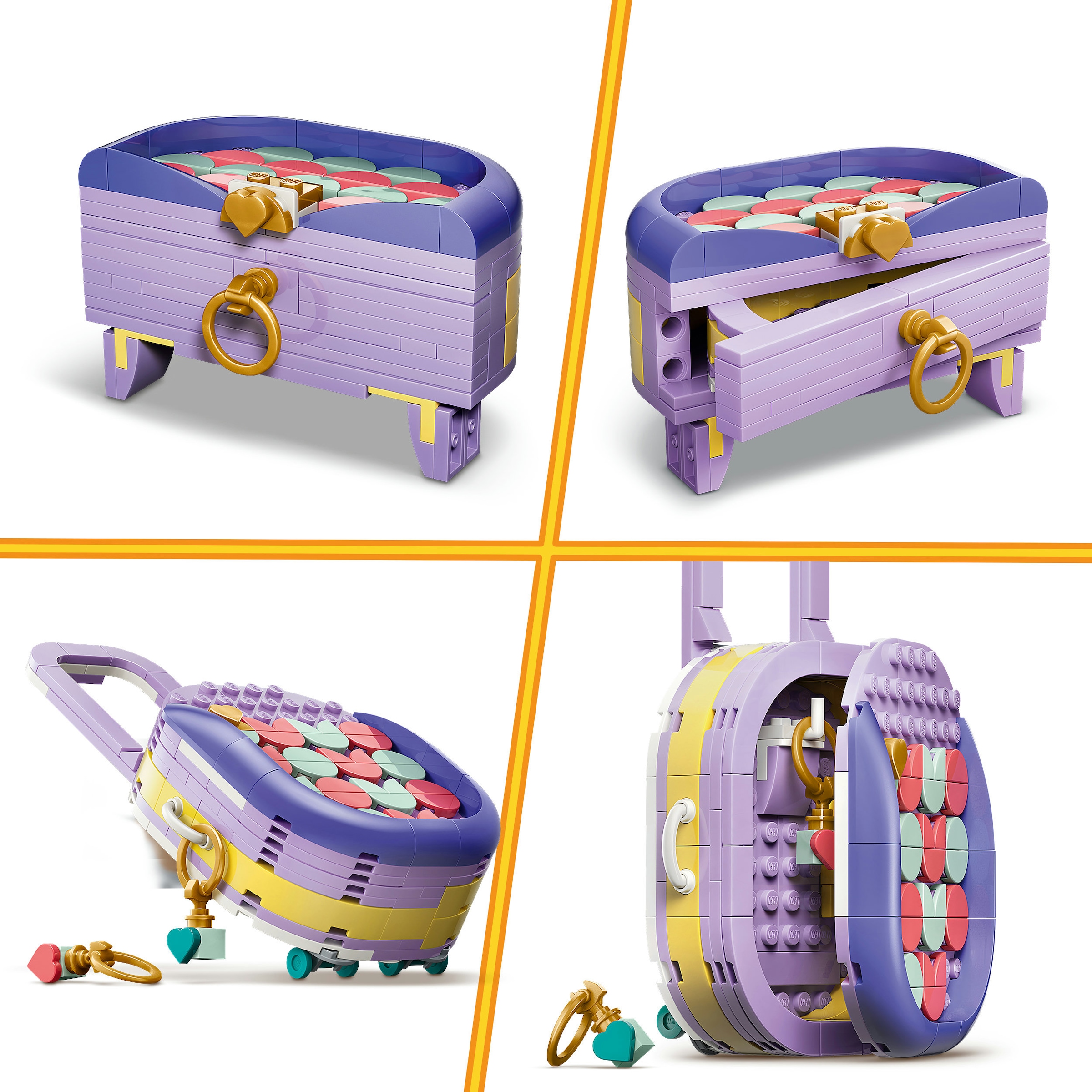 LEGO® Konstruktionsspielsteine »Modische Tasche mit Staufach (31391), LEGO Creator« Made in Europe