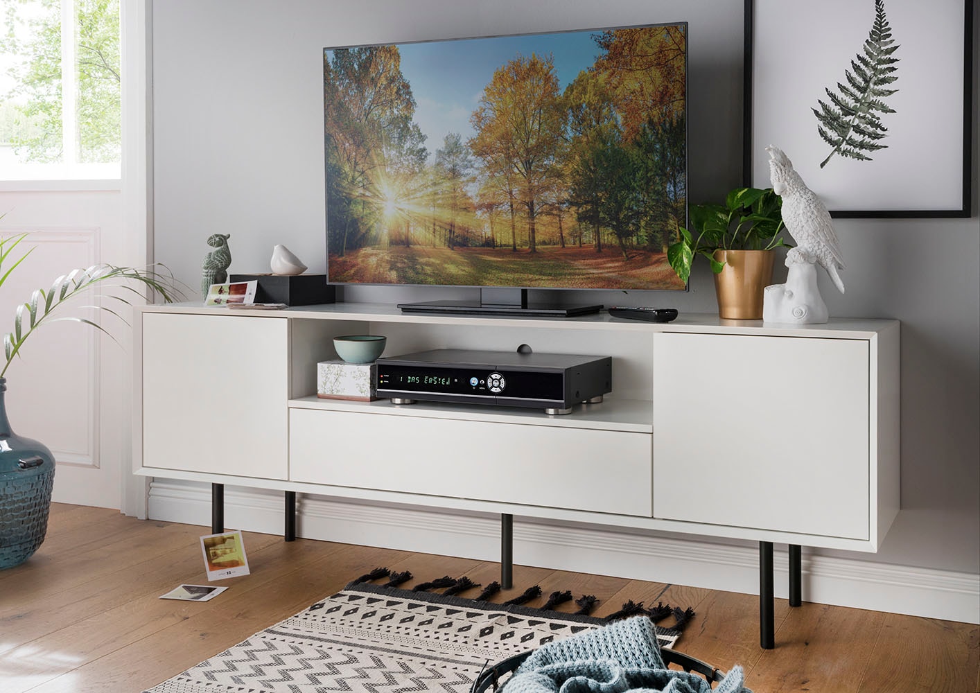 Paroli Sideboard »Susa«, Breite 165 cm, 2 Türen