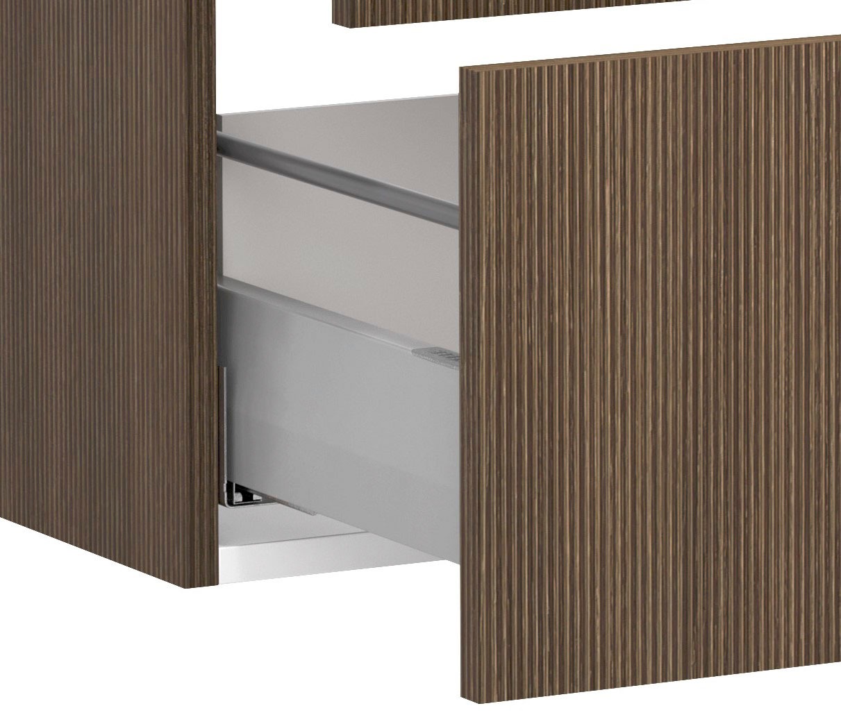 welltime Badmöbel-Set »Welltime, York Waschtisch-Set 80 cm, weißes oder schwarzes Becken«