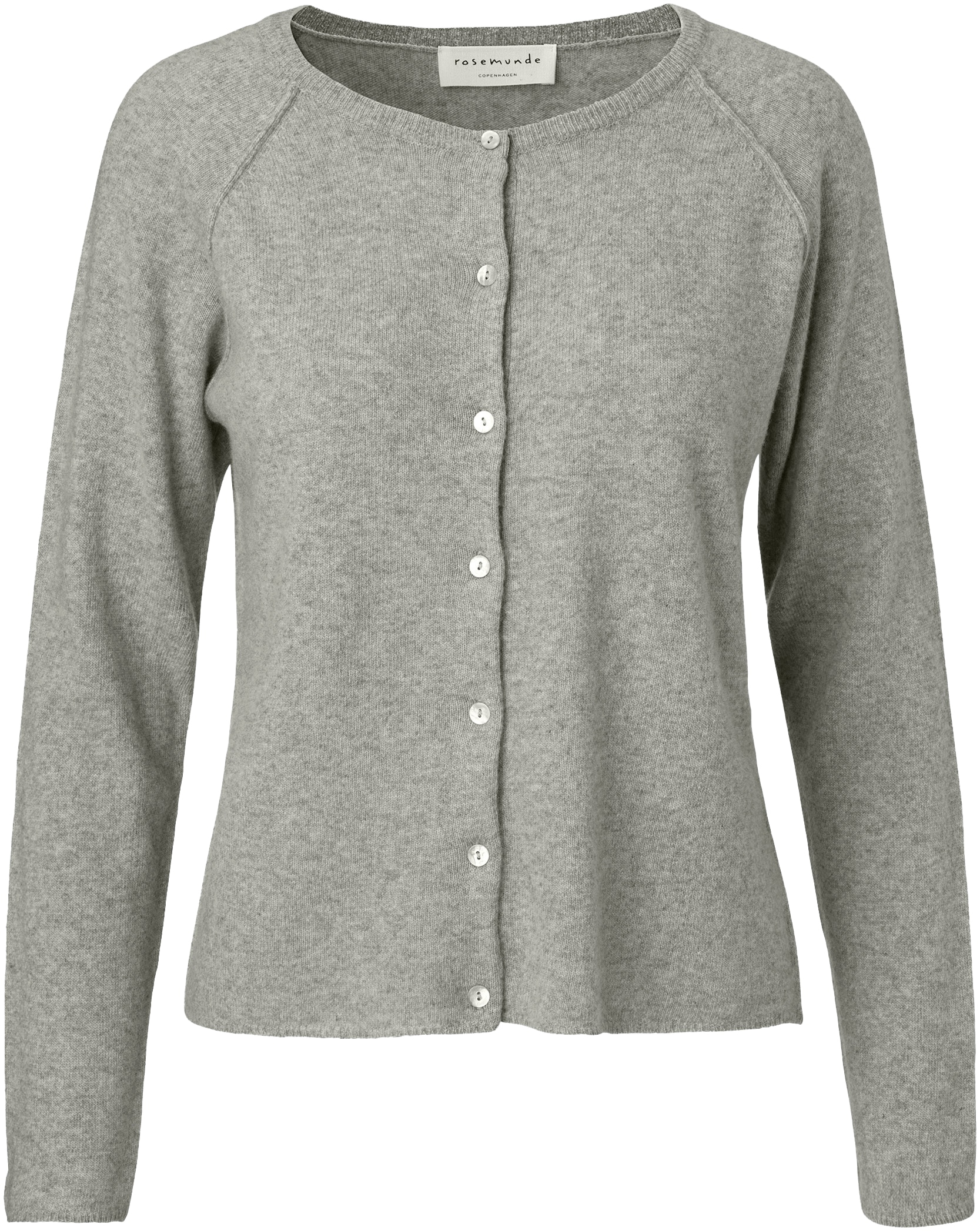 rosemunde Strickjacke »Laica cardigan« mit Rundhalsausschnitt, Woll-Kaschmir-Mix