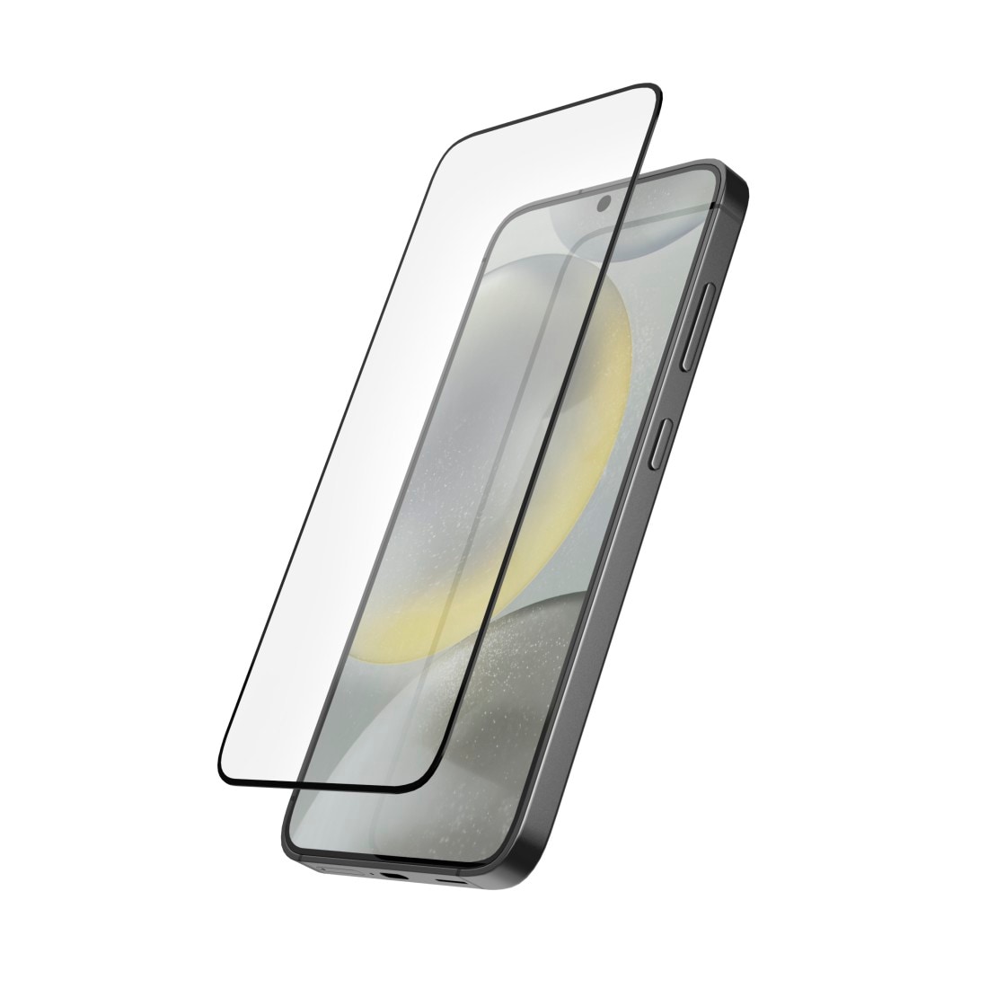 Hama Displayschutzglas »Displayschutzglas für Galaxy S24 (Panzerglas, D3O, Montagehilfe)«, für Samsung Galaxy S24