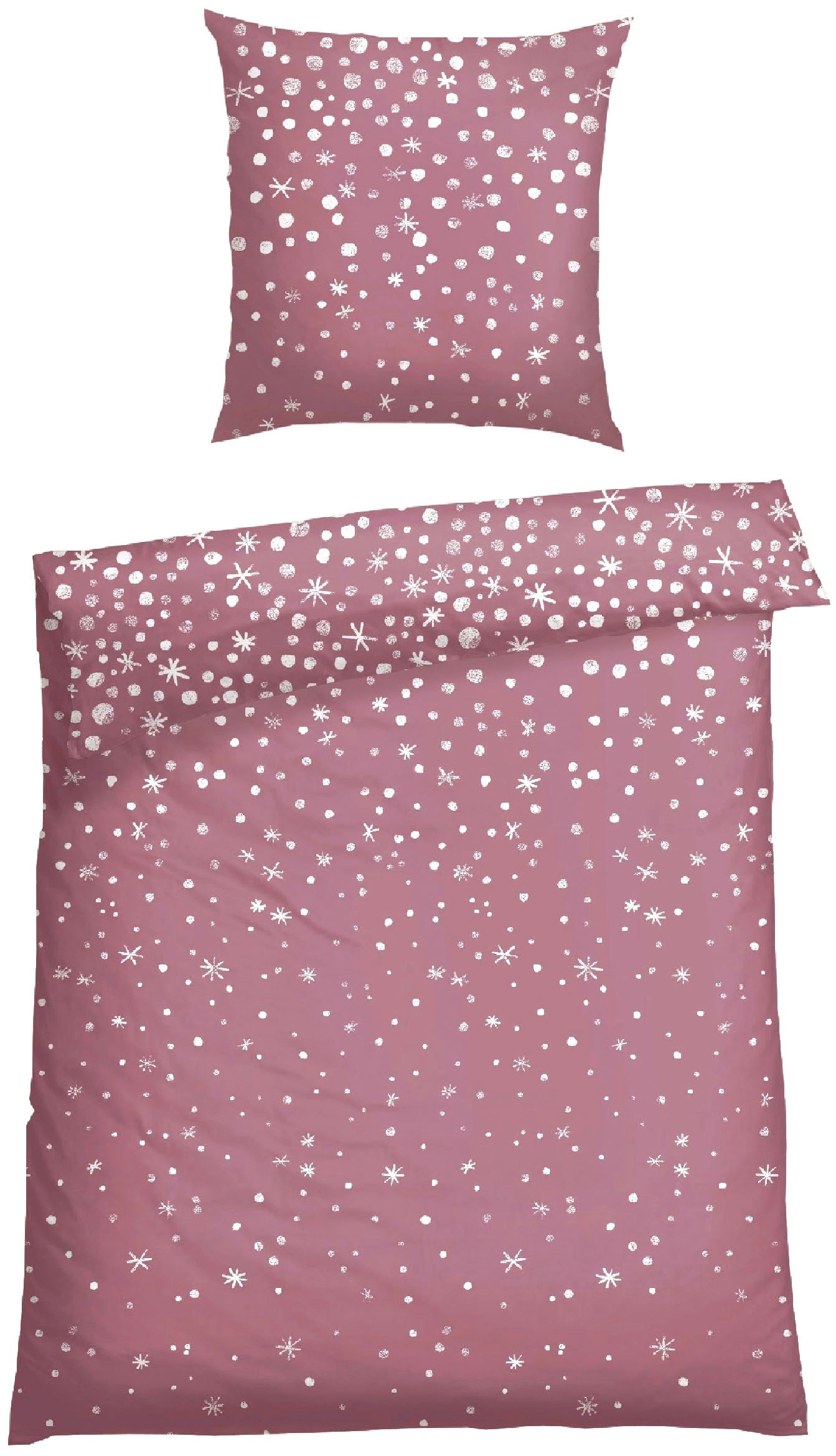 Schiesser Bettwäsche »Runa aus weicher Baumwolle mit coolem Winter-Print«, günstig online kaufen