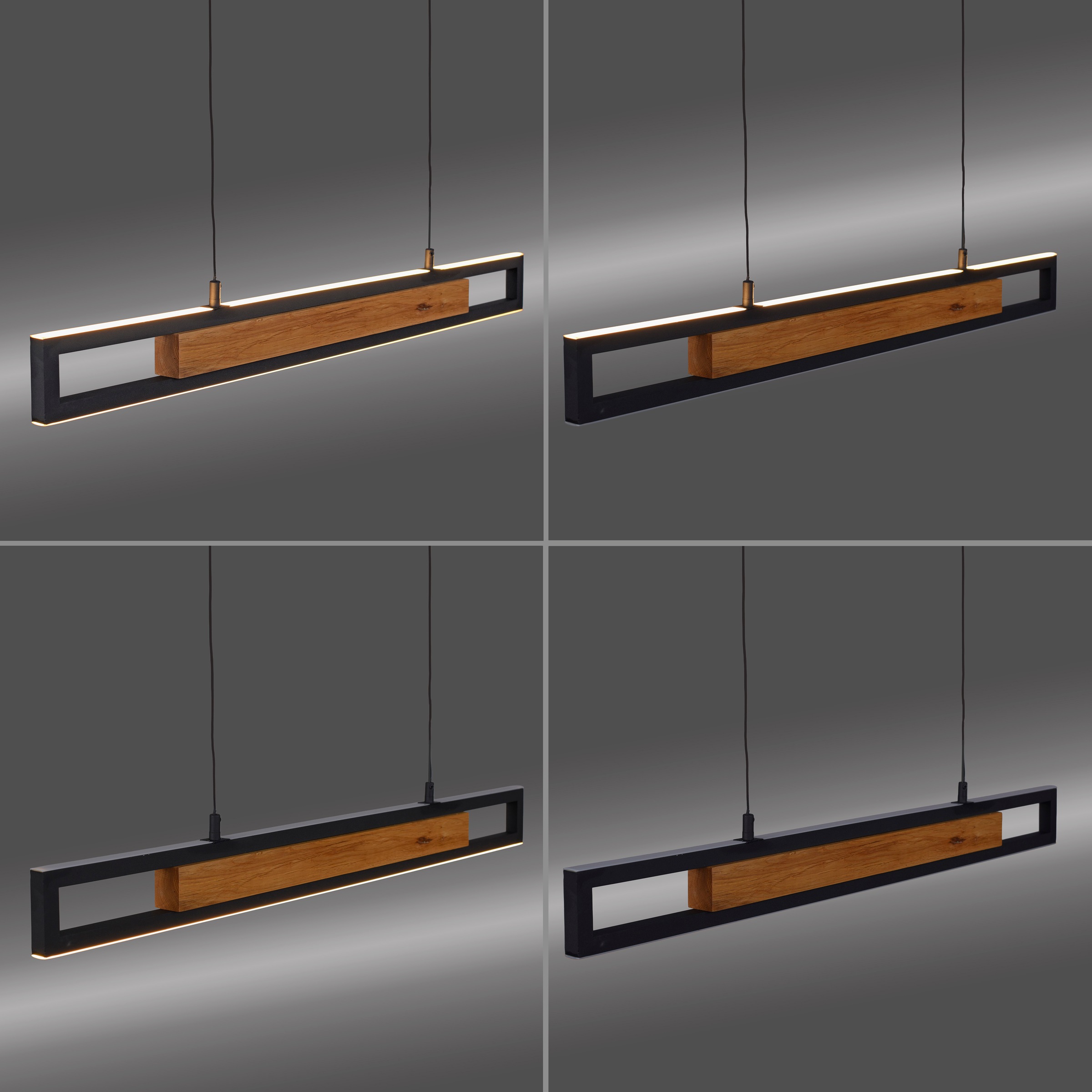 Paul Neuhaus LED Pendelleuchte »SVEJA« LED-Board 1 Stk. warmweiß - kaltweiß Comfort Lift, CCT, dimmbar über Funk-Fernbedienung, getrennt schaltbar