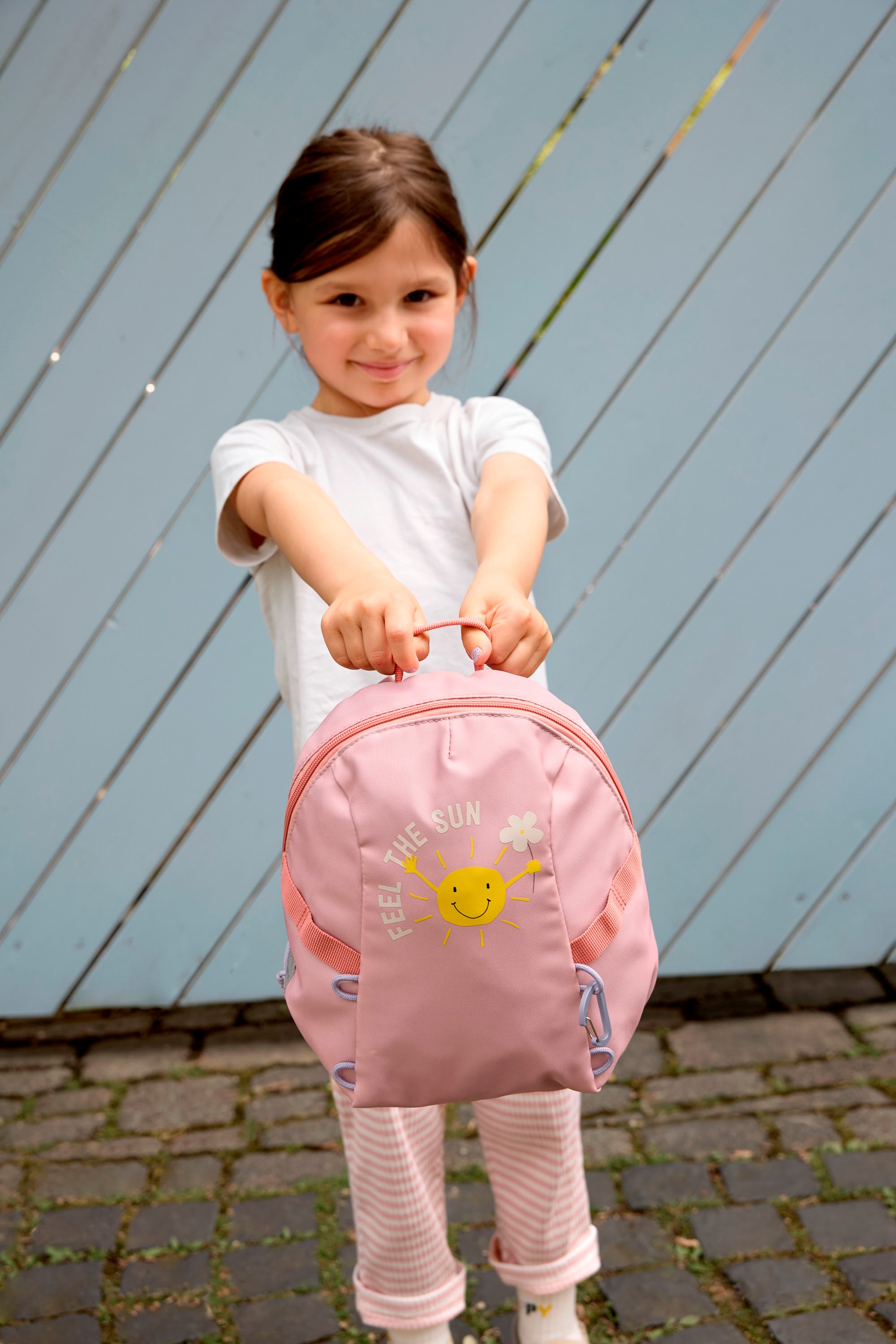 LÄSSIG Kinderrucksack »Tiny Backpack Outdoor Sunshine peach«